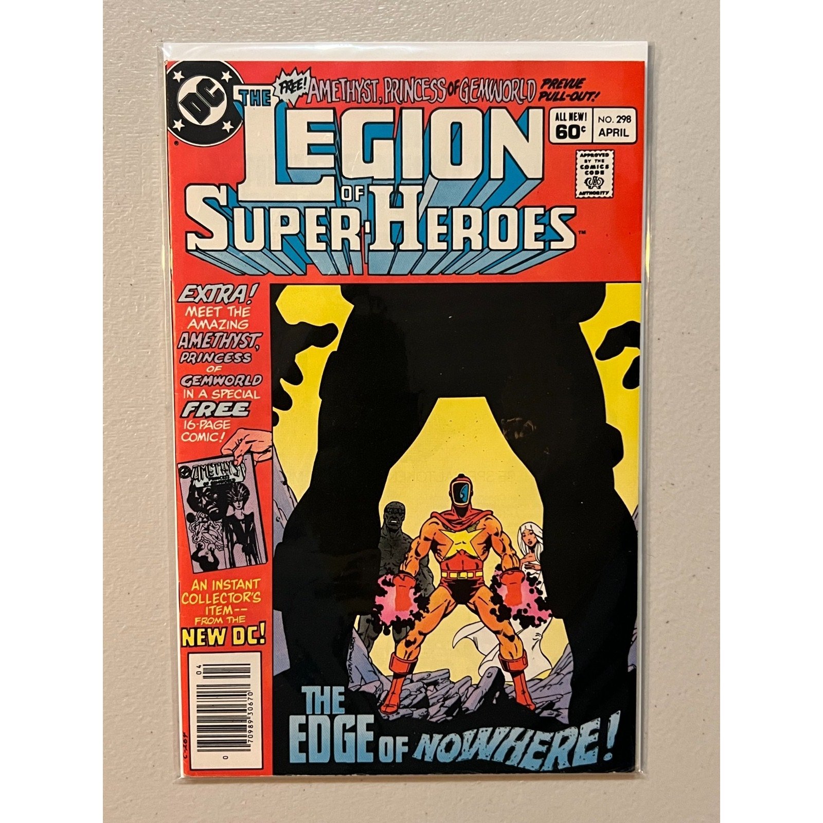 D.C. Comics Legion of Super-Heroes #298 (1983) 1st App Amethyst! High Grade!