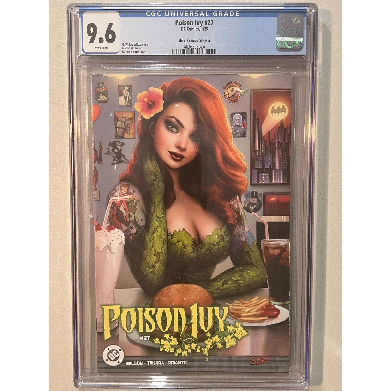 D.C. Comics Poison Ivy #27 CGC 9.8 (2025) Szerdy cover!