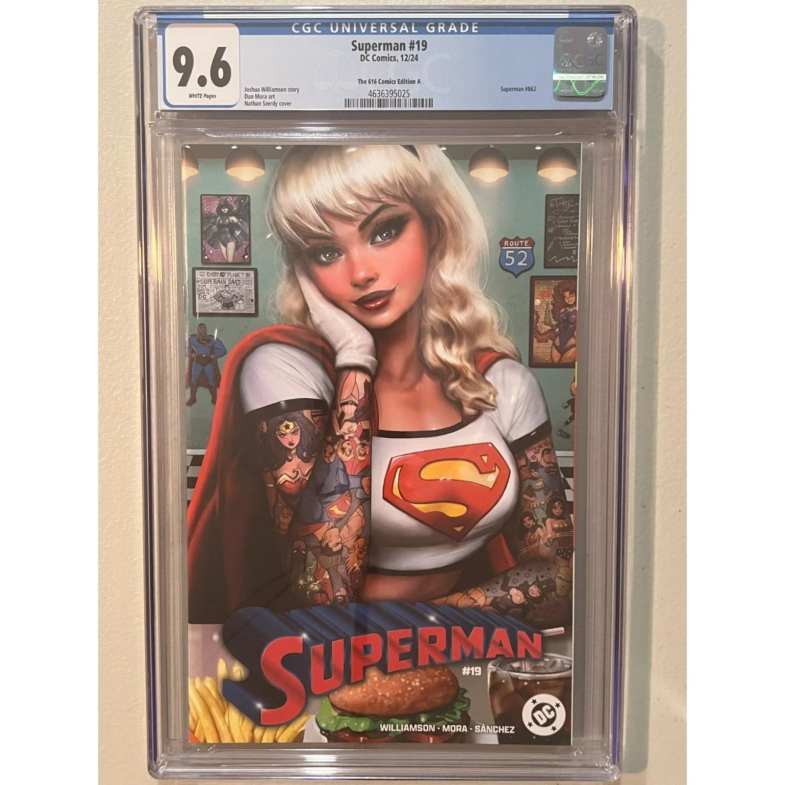 D.C. Comics Superman #19 CGC 9.6 (2024) Szerdy cover!