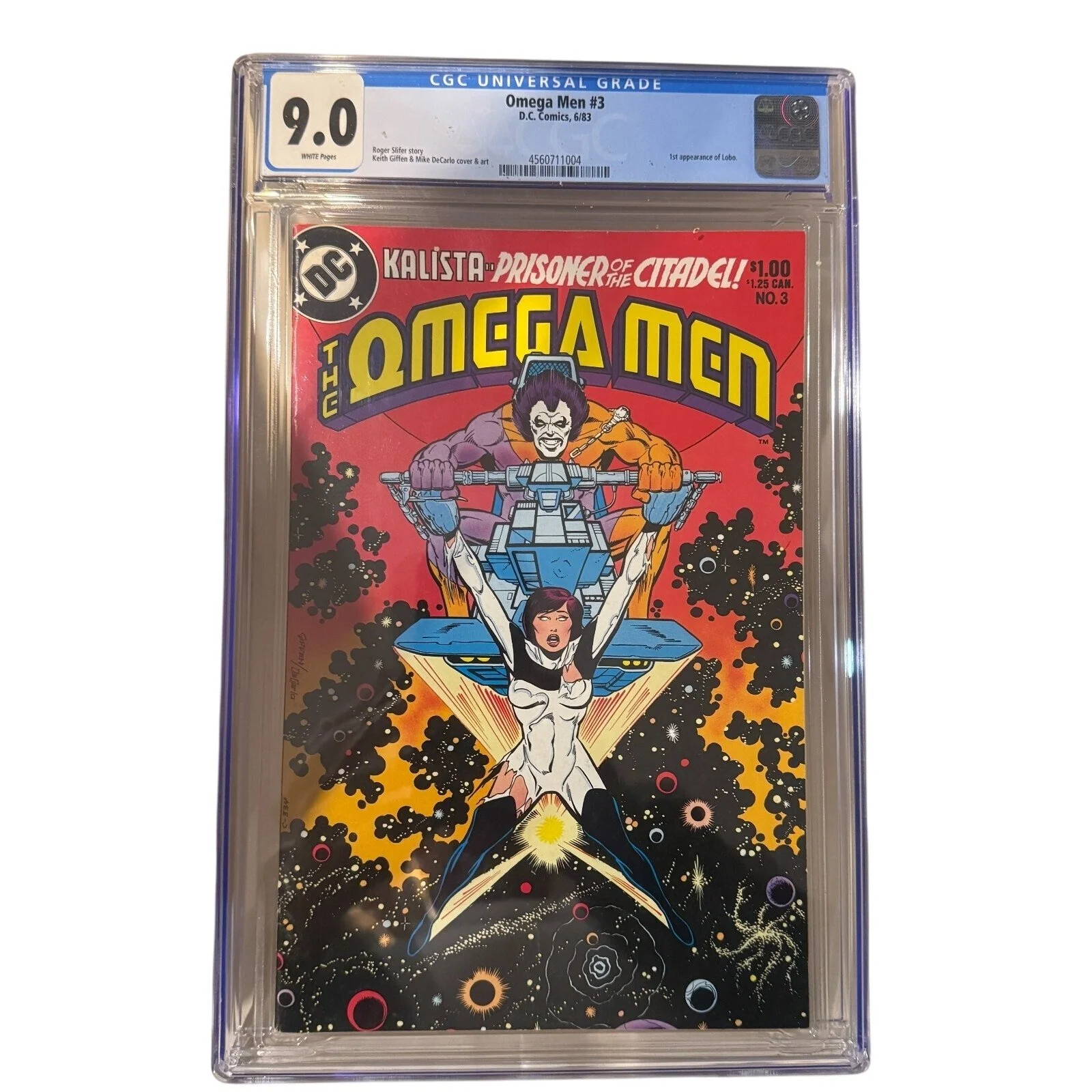 D.C. Comics Omega Men #3 CGC 9.0 (1983) 1st appearance Of Lobo!!