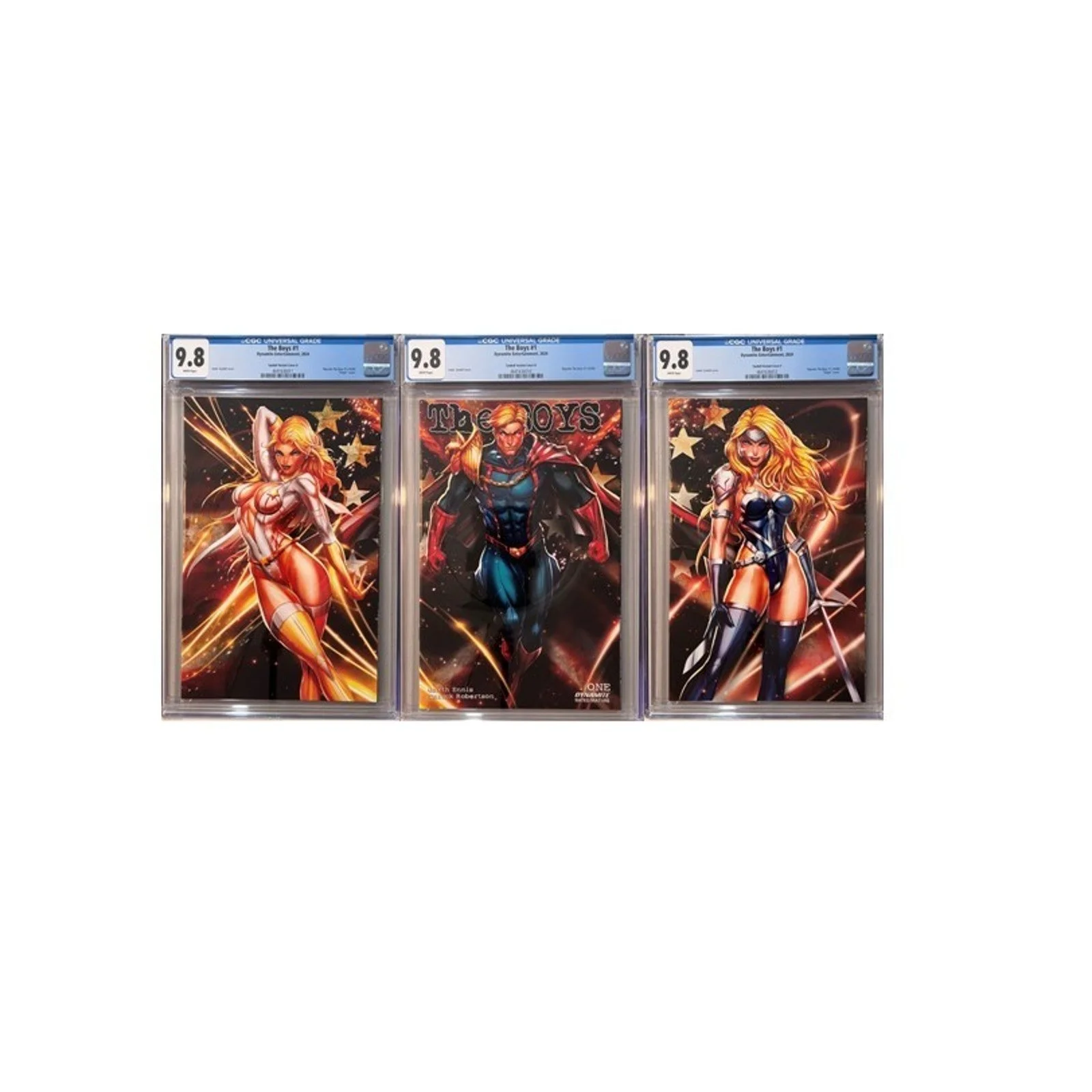 Dynamite The Boys #1 Starlite, Homelander, Queen Maeve All CGC 9.8! Tyndall!