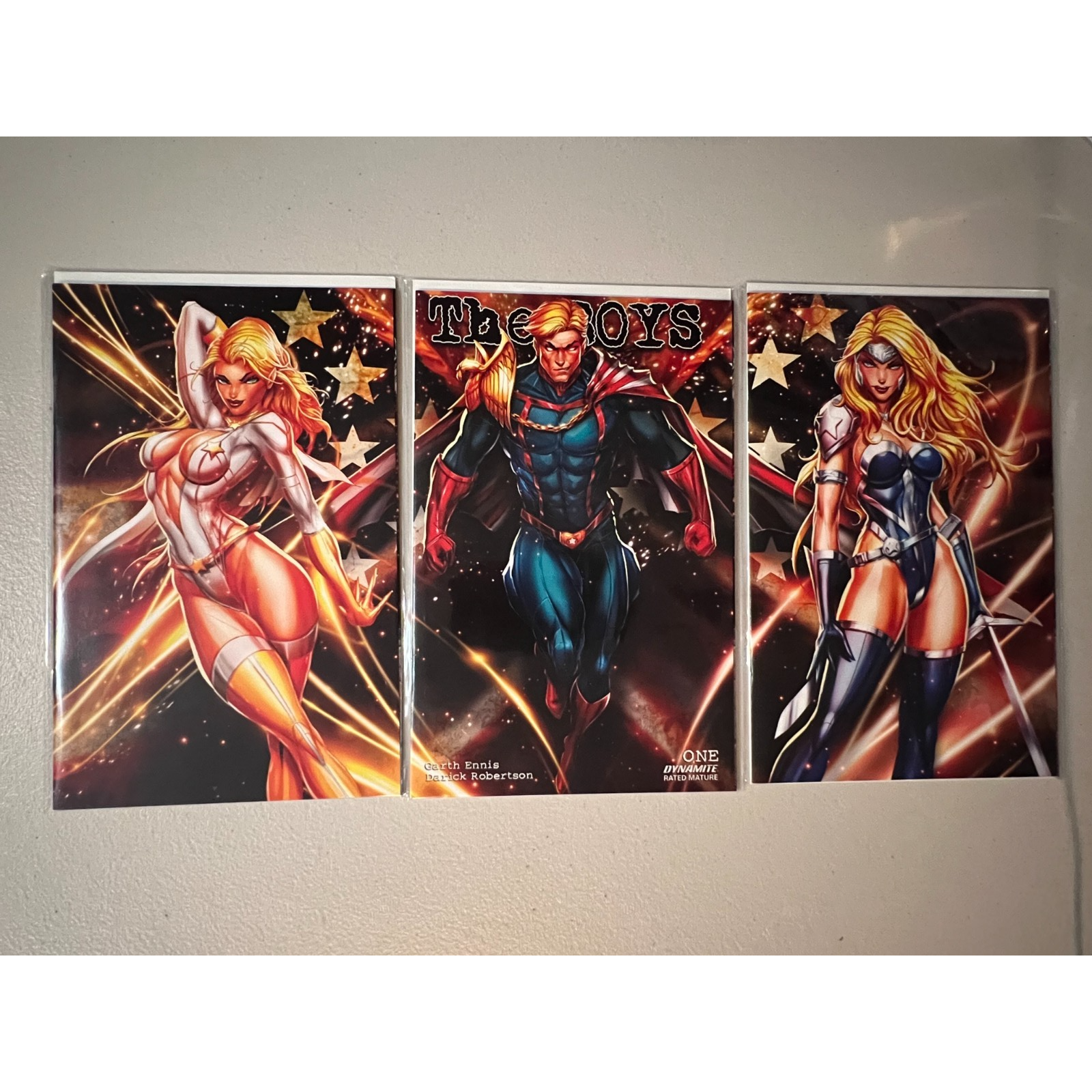 Dynamite The Boys #1 Starlite, Homelander, Queen Maeve! Tyndall! High Grade!