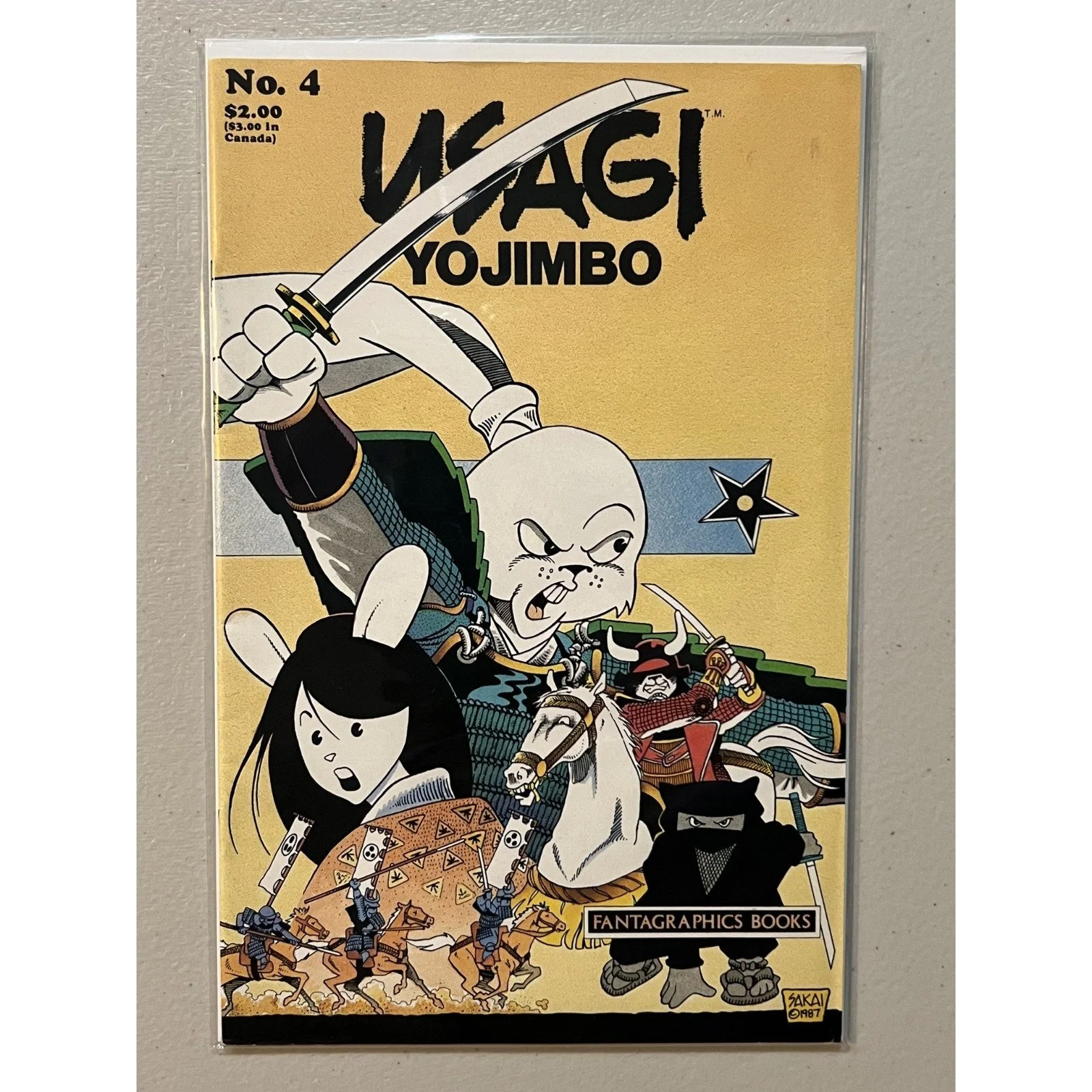 Fantagraphics Usagi Yojimbo #4 (1987) High Grade!