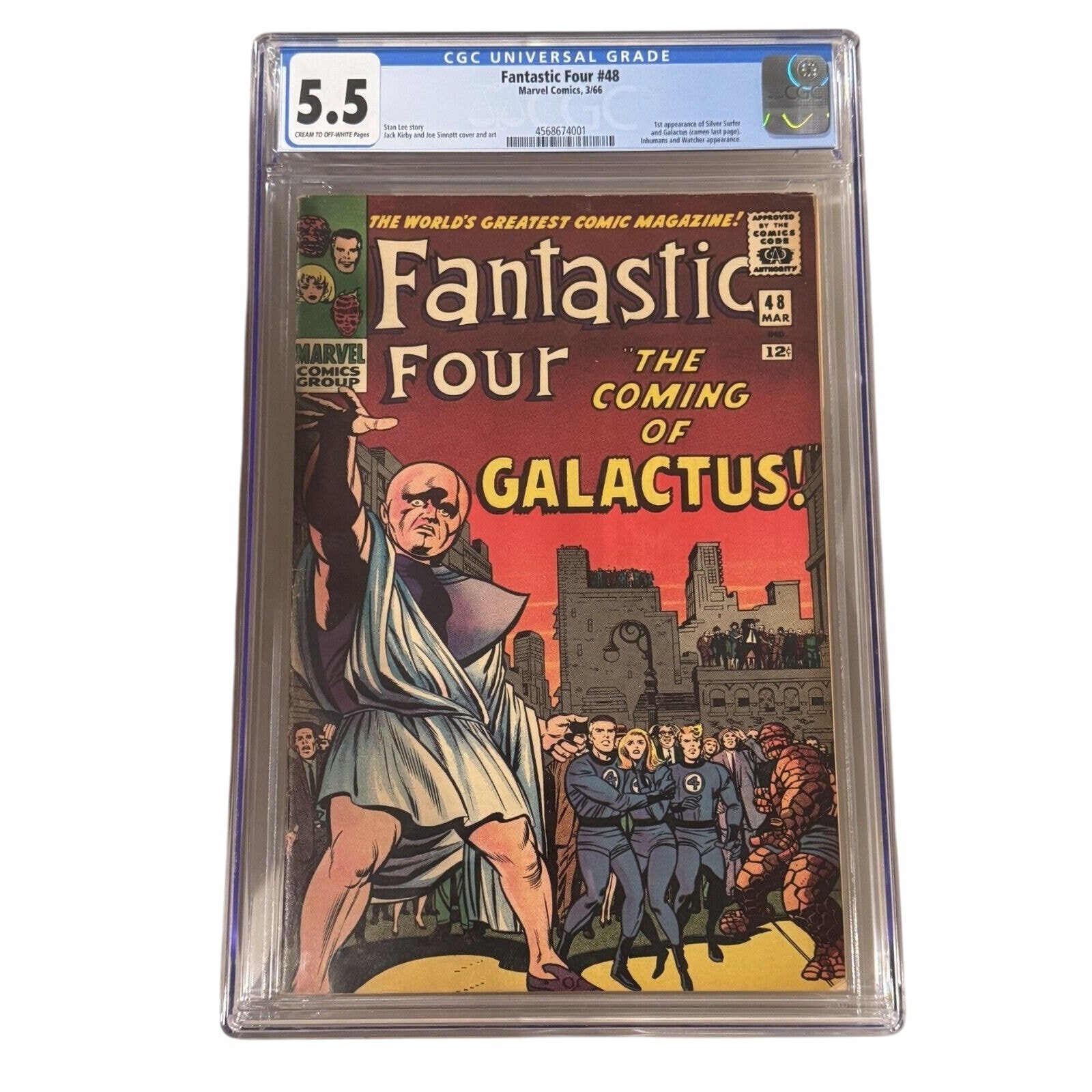 Marvel Comics Fantastic Four #48 CGC 5.5 (1966) 1st app. Galactus, Silver Surfer GET IT NOW!
