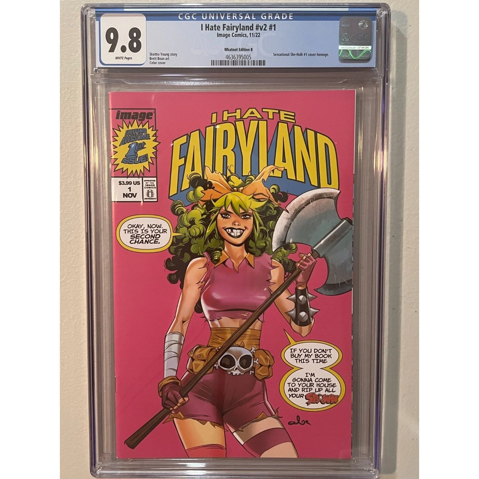 Image Comics I Hate Fairyland #1 CGC 9.8 (2022) Celor Virgin Variant