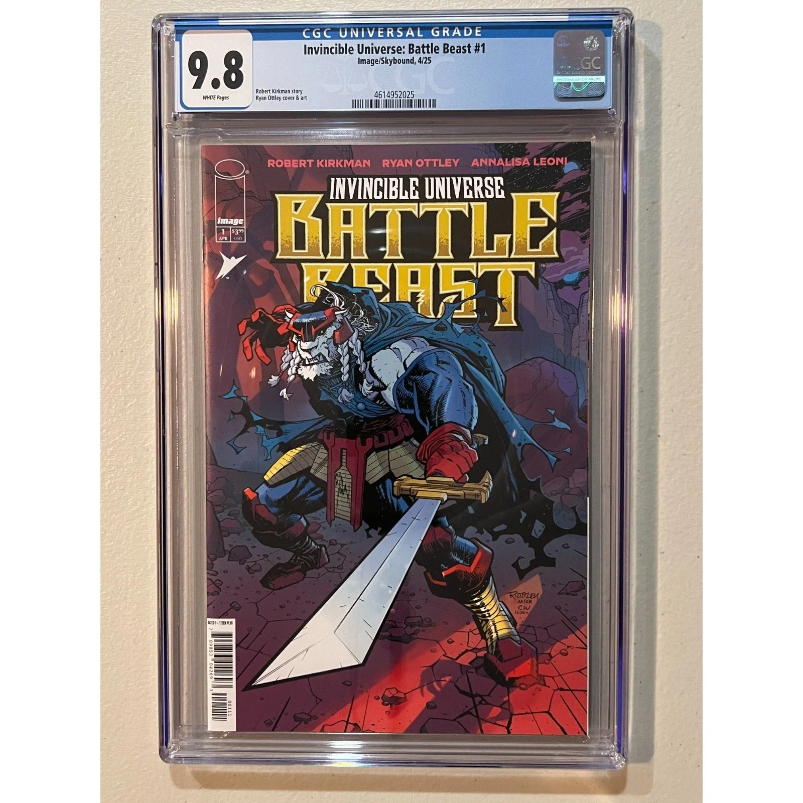 Image Comics Invincible Universe Battle Beast #1 Cover A CGC 9.8