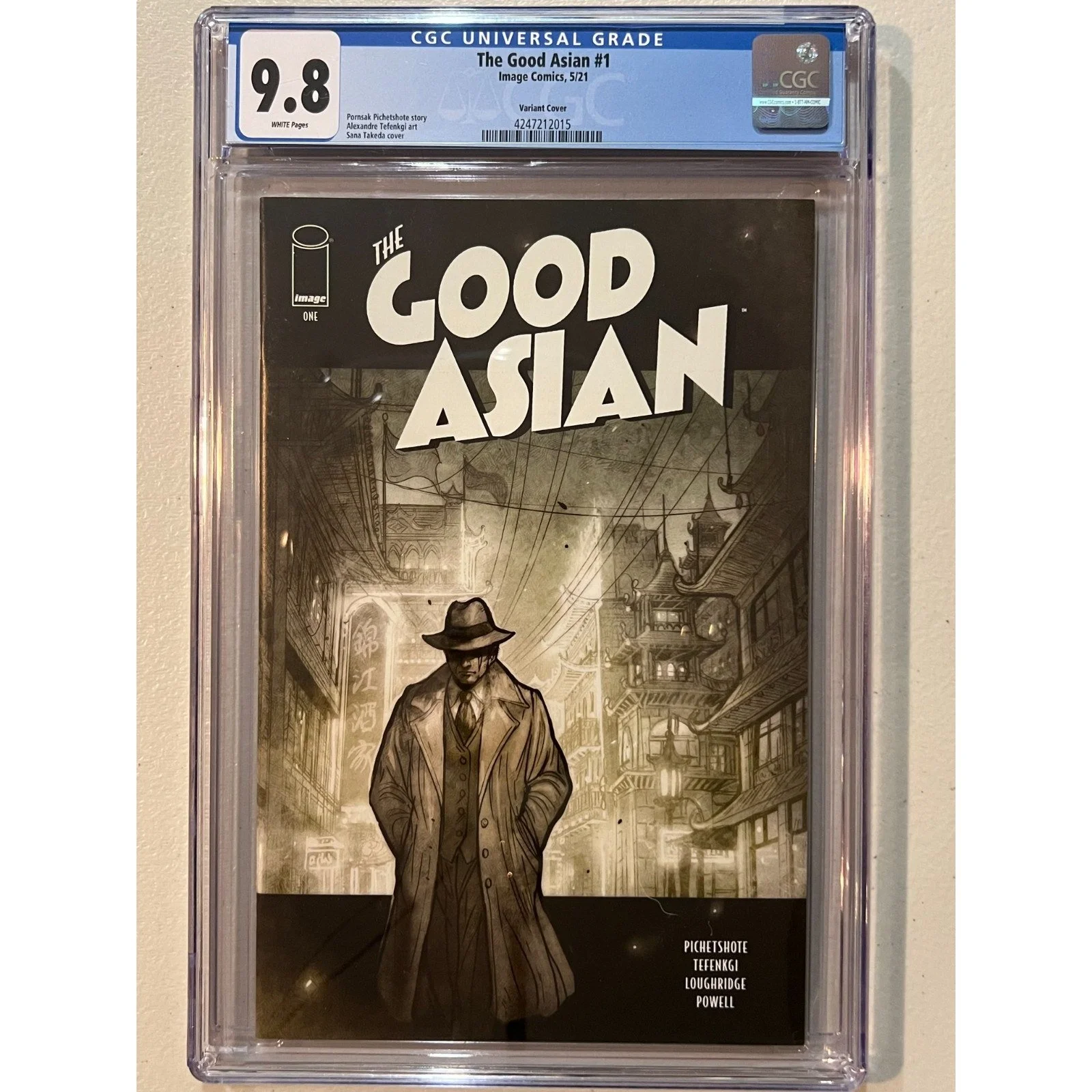 Image Comics The Good Asian #1 CGC 9.8 (2021) Variant Cover