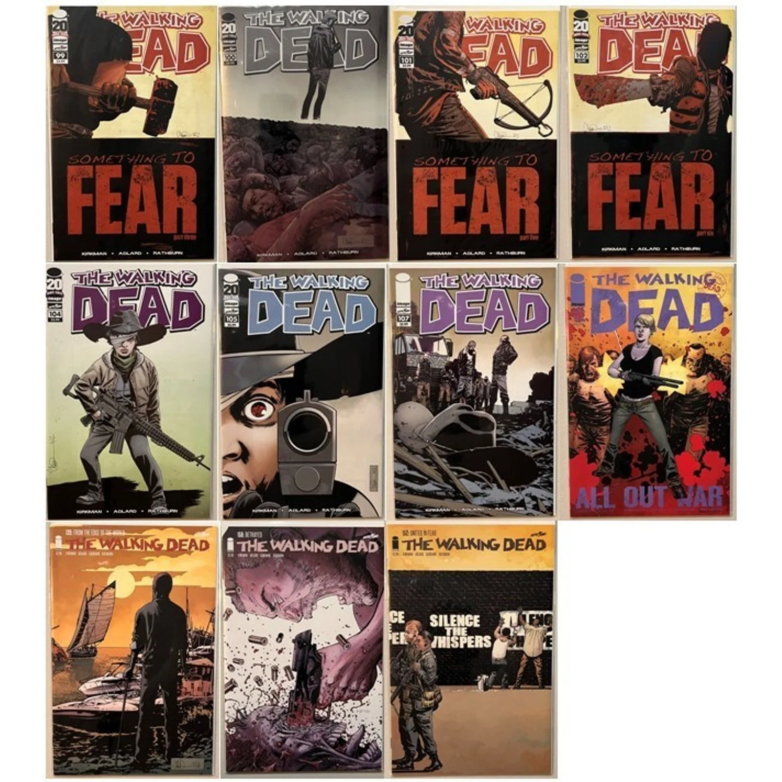 Image Comics The Walking Dead #99 100 (foil) 101 102 104 105 107 116 139 150 152
