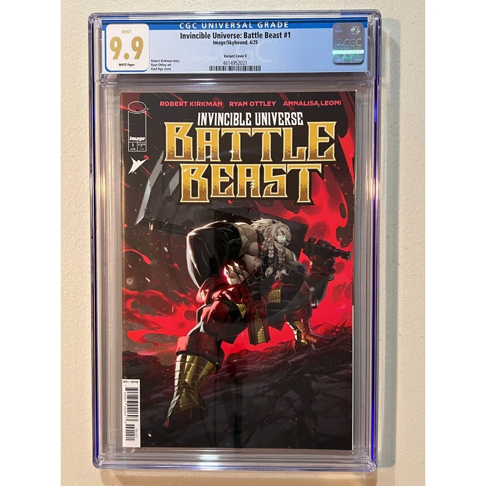 Invincible Universe: Battle Beast #1 - Cover E - Ngu 1:10 Variant - CGC 9.9!