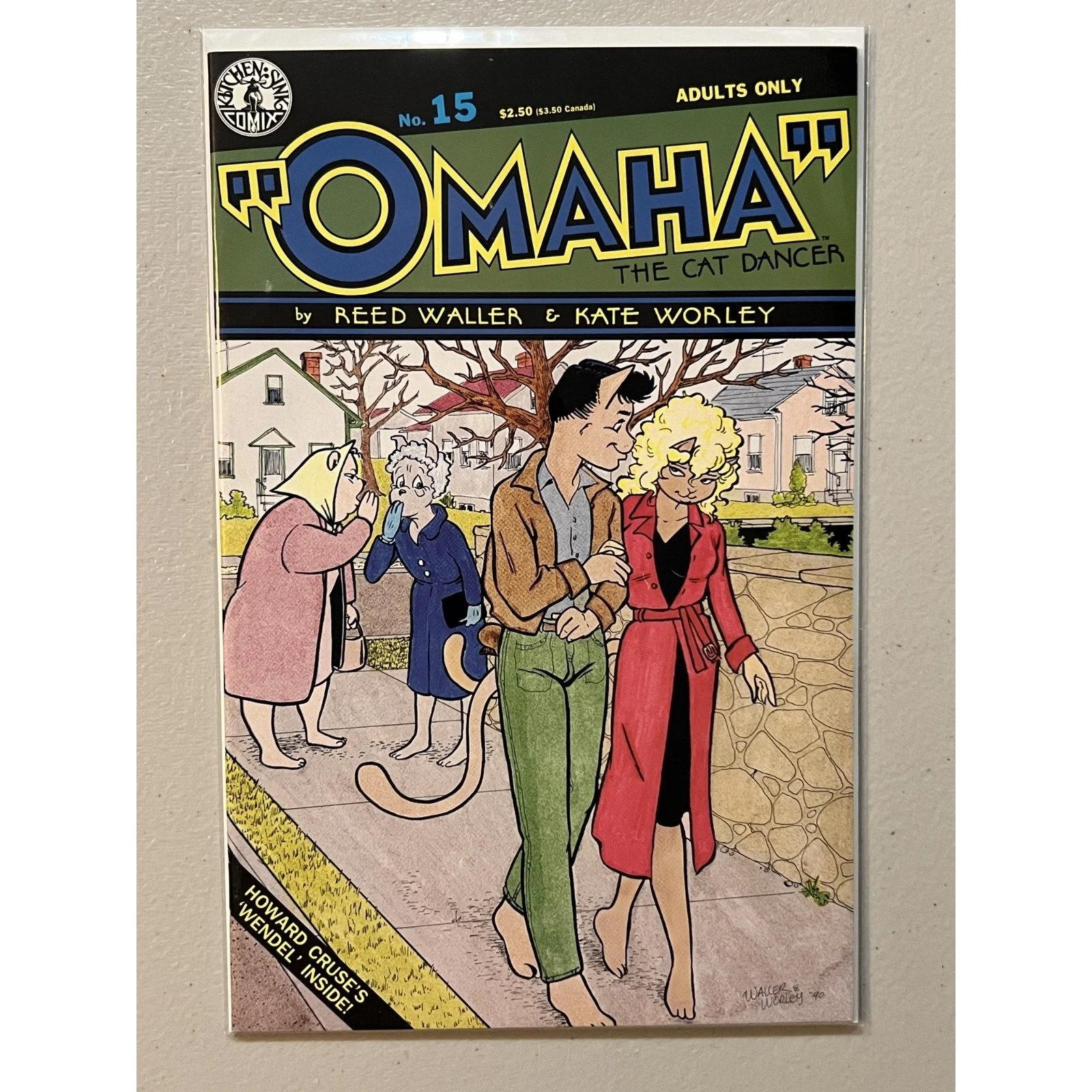 Kitchen Sink Comix OMAHA the Cat Dancer #15 (1991) High Grade!