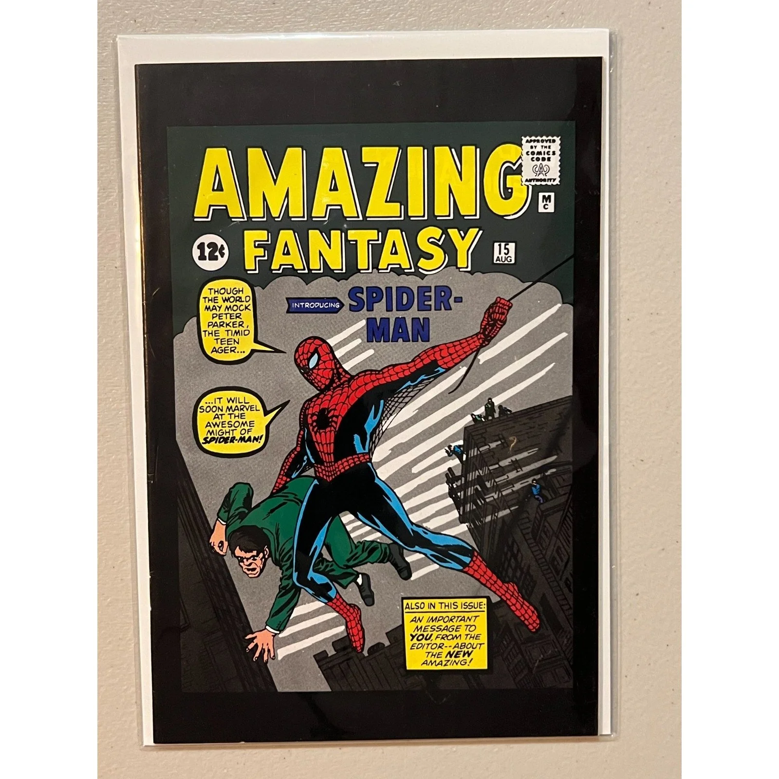 Marvel Comics Amazing Fantasy #15 (2001) Toy-Biz Reprint! High Grade!