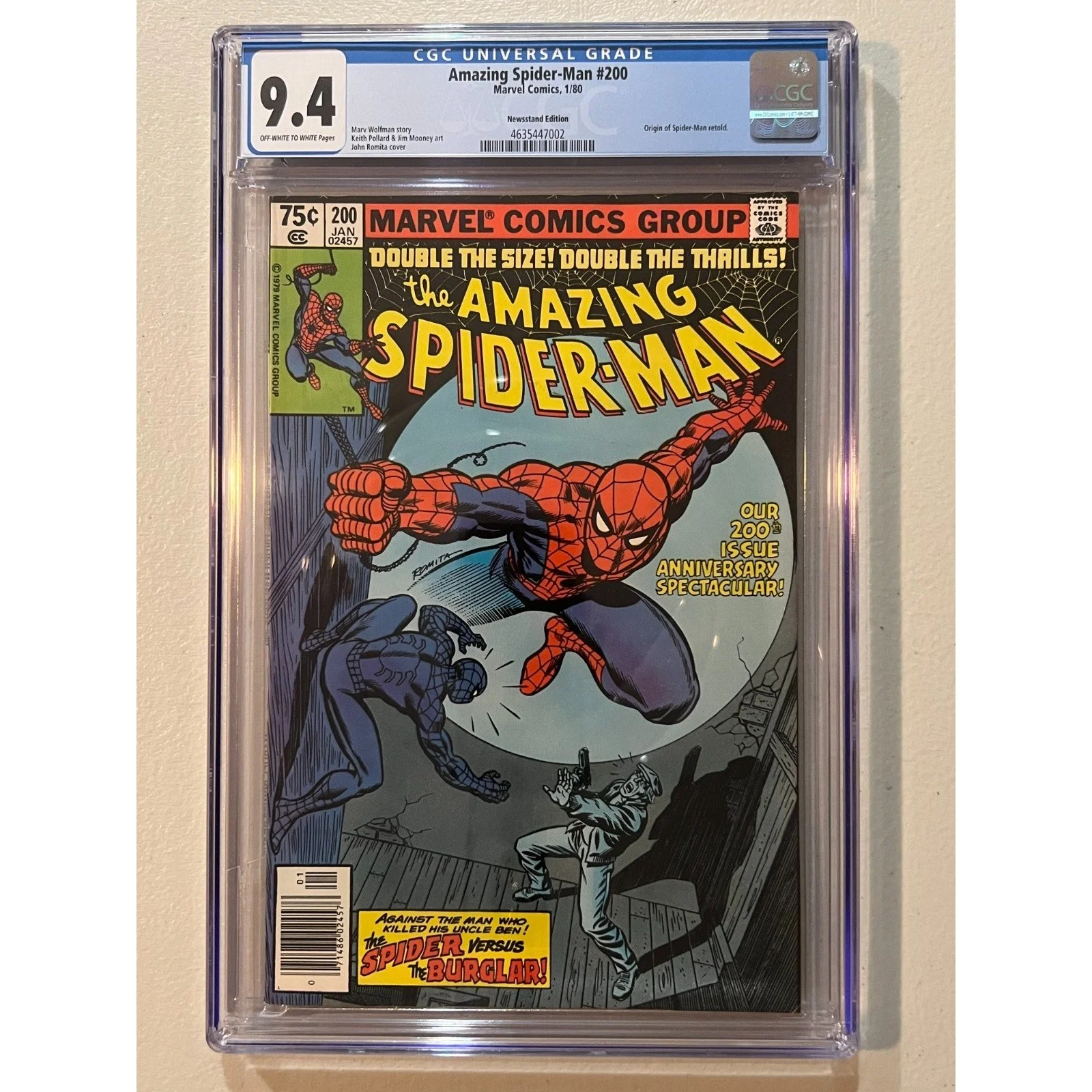 Marvel Comics Amazing Spider-Man #200 CGC 9.4 (1980) Newsstand!