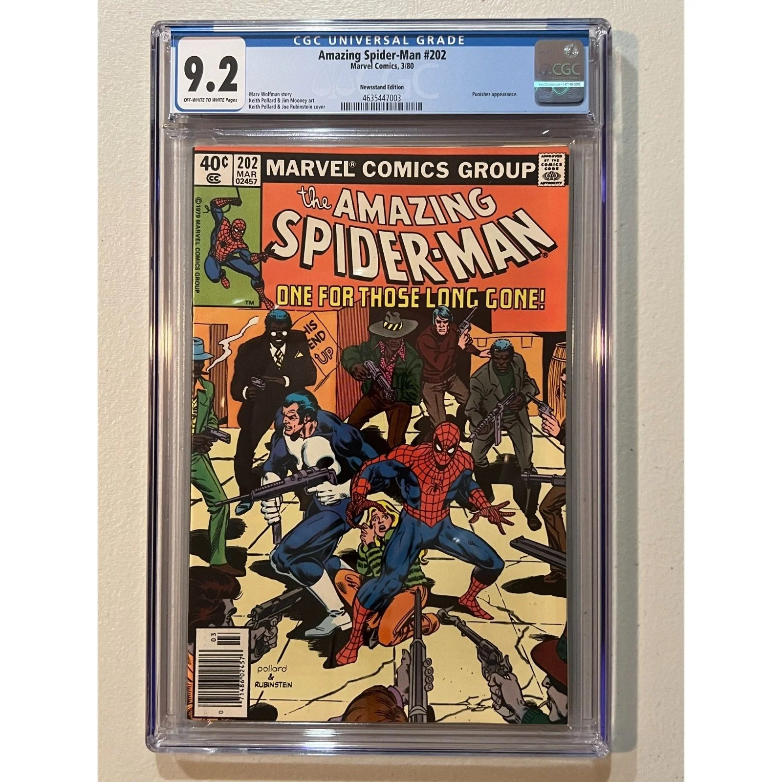 Marvel Comics Amazing Spider-Man #202 CGC 9.2 (1980) Newsstand!