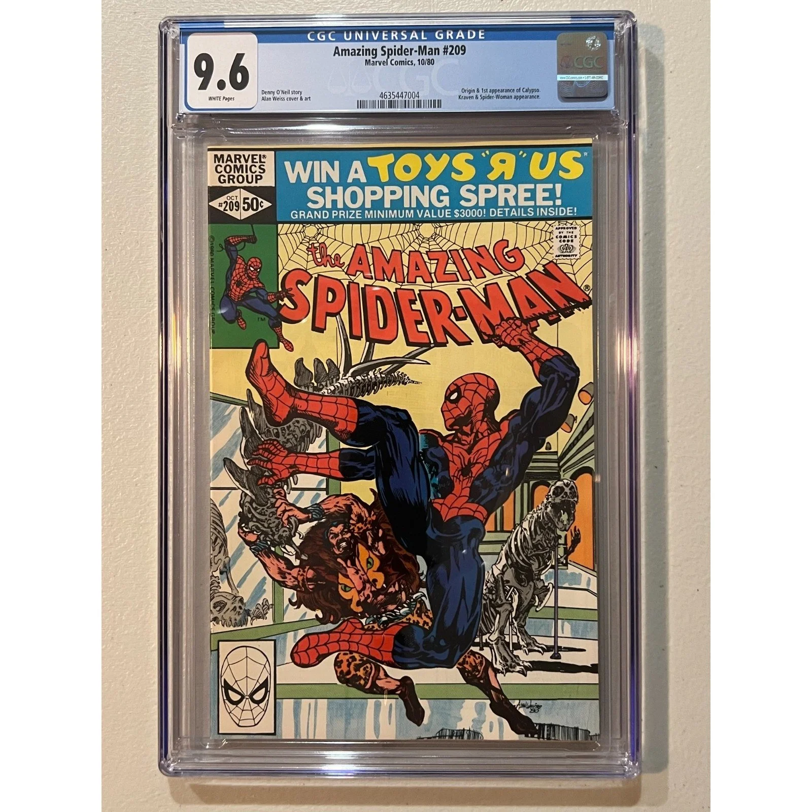 Marvel Comics Amazing Spider-Man #209 CGC 9.6 (1980)