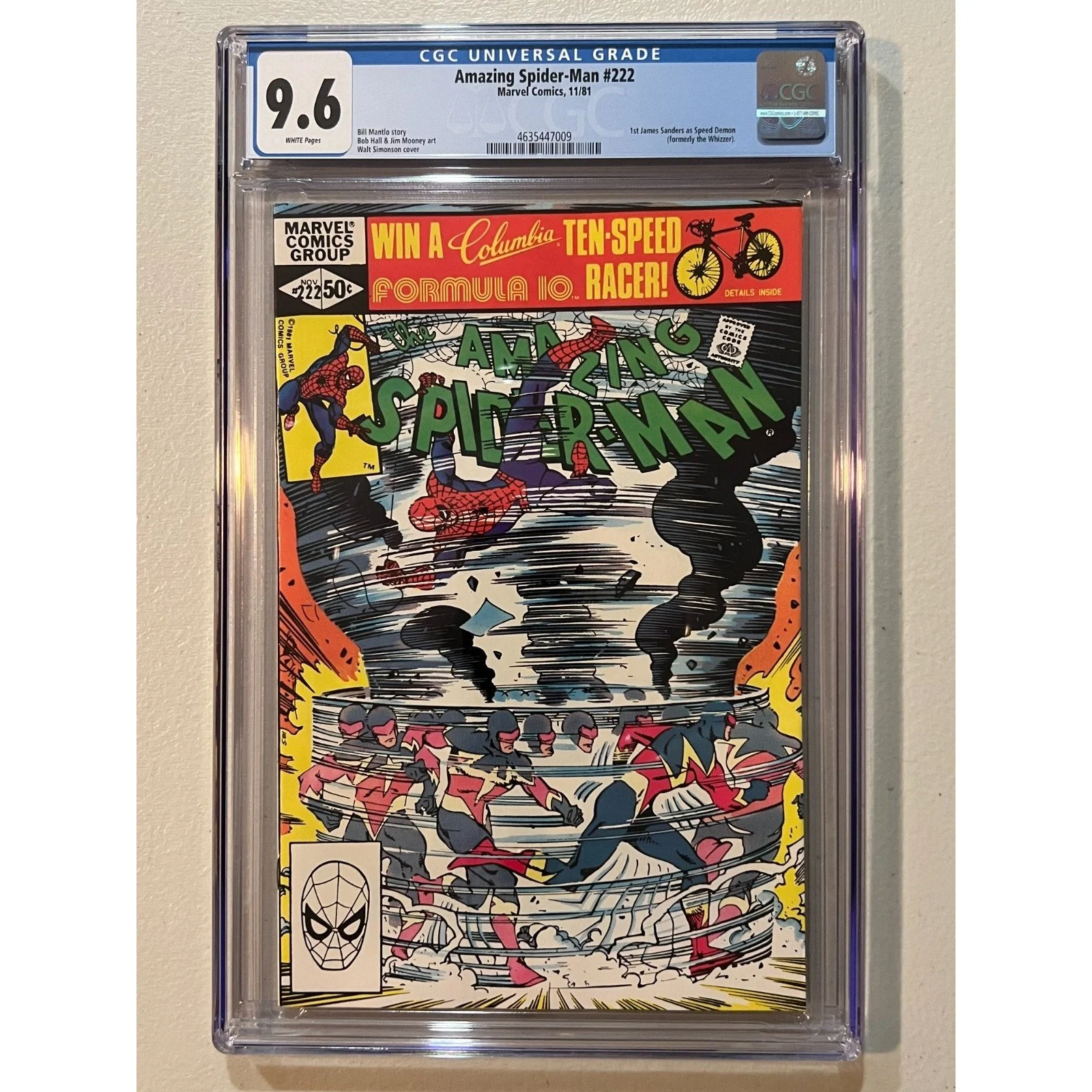 Marvel Comics Amazing Spider-Man #222 CGC 9.6 (1981)