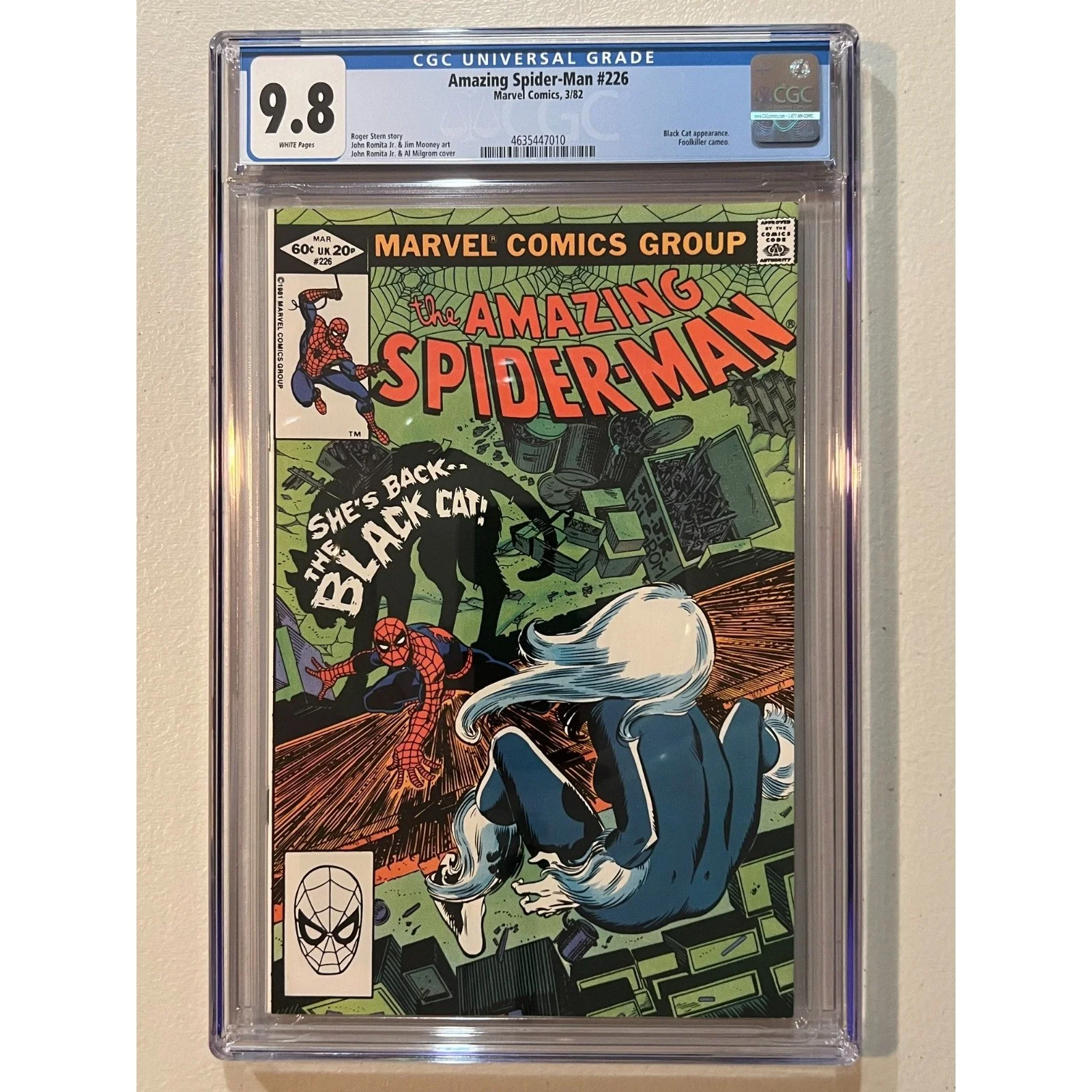 Marvel Comics Amazing Spider-Man #226 CGC 9.8 (1963)