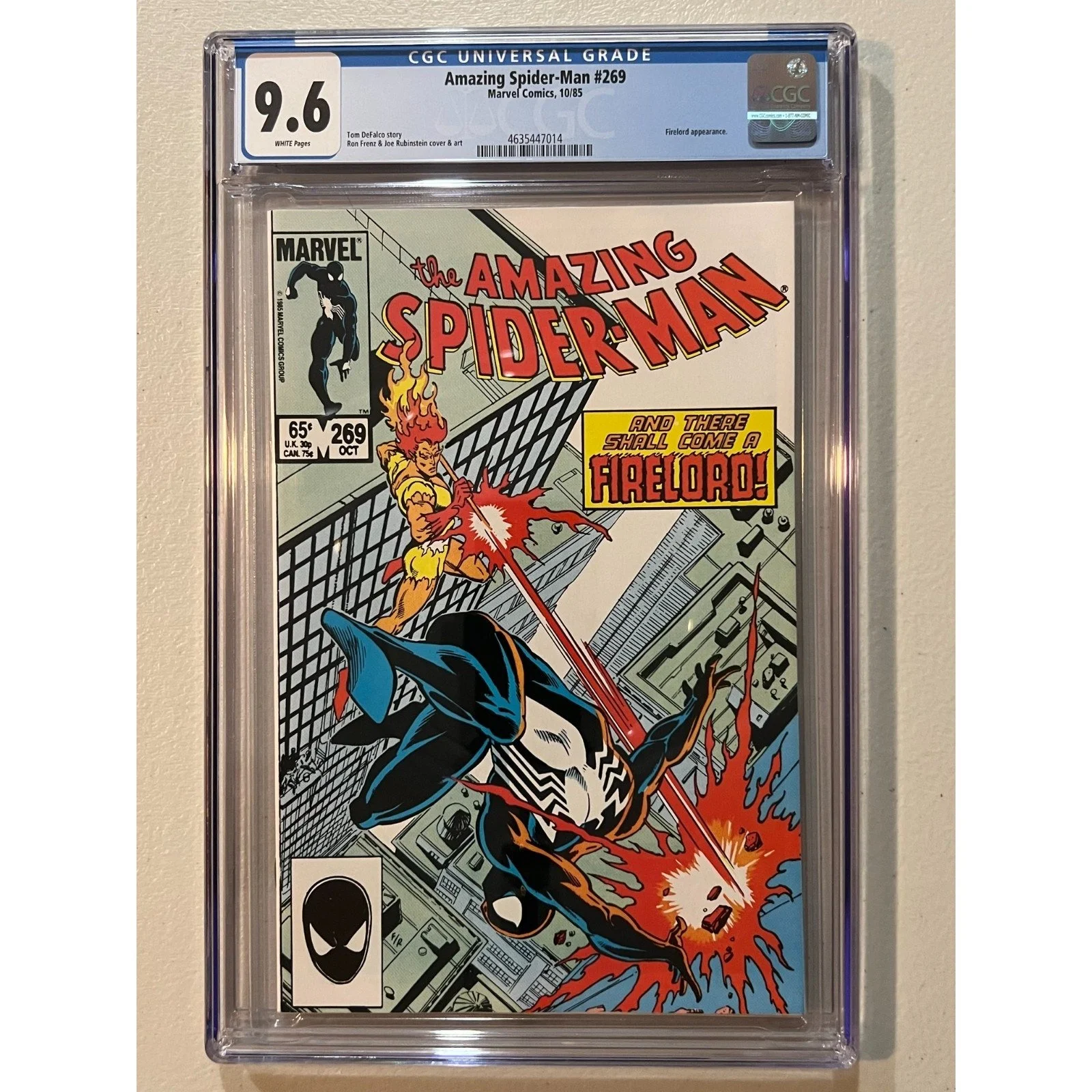 Marvel Comics Amazing Spider-Man #269 CGC 9.6 (1985)