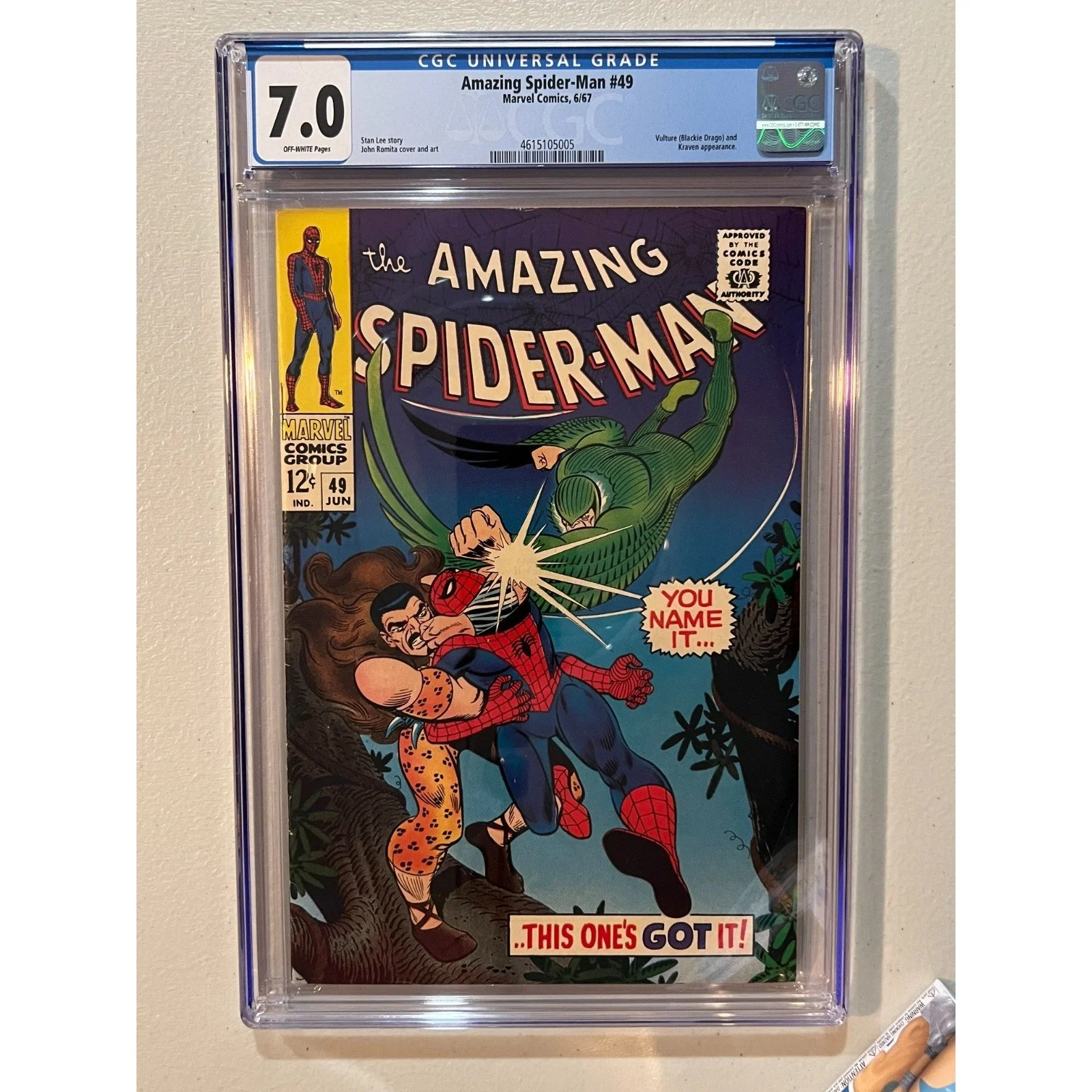 Marvel Comics Amazing Spider-Man #49 CGC 7.0 (1967)