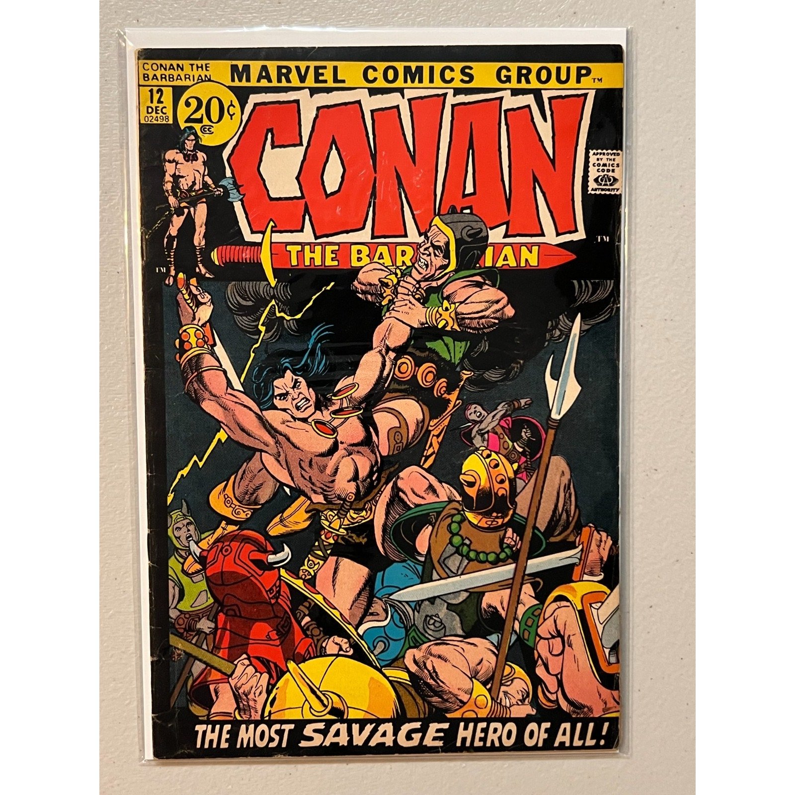 Marvel Comics Conan the Barbarian #12 (1971) Mid-Grade!