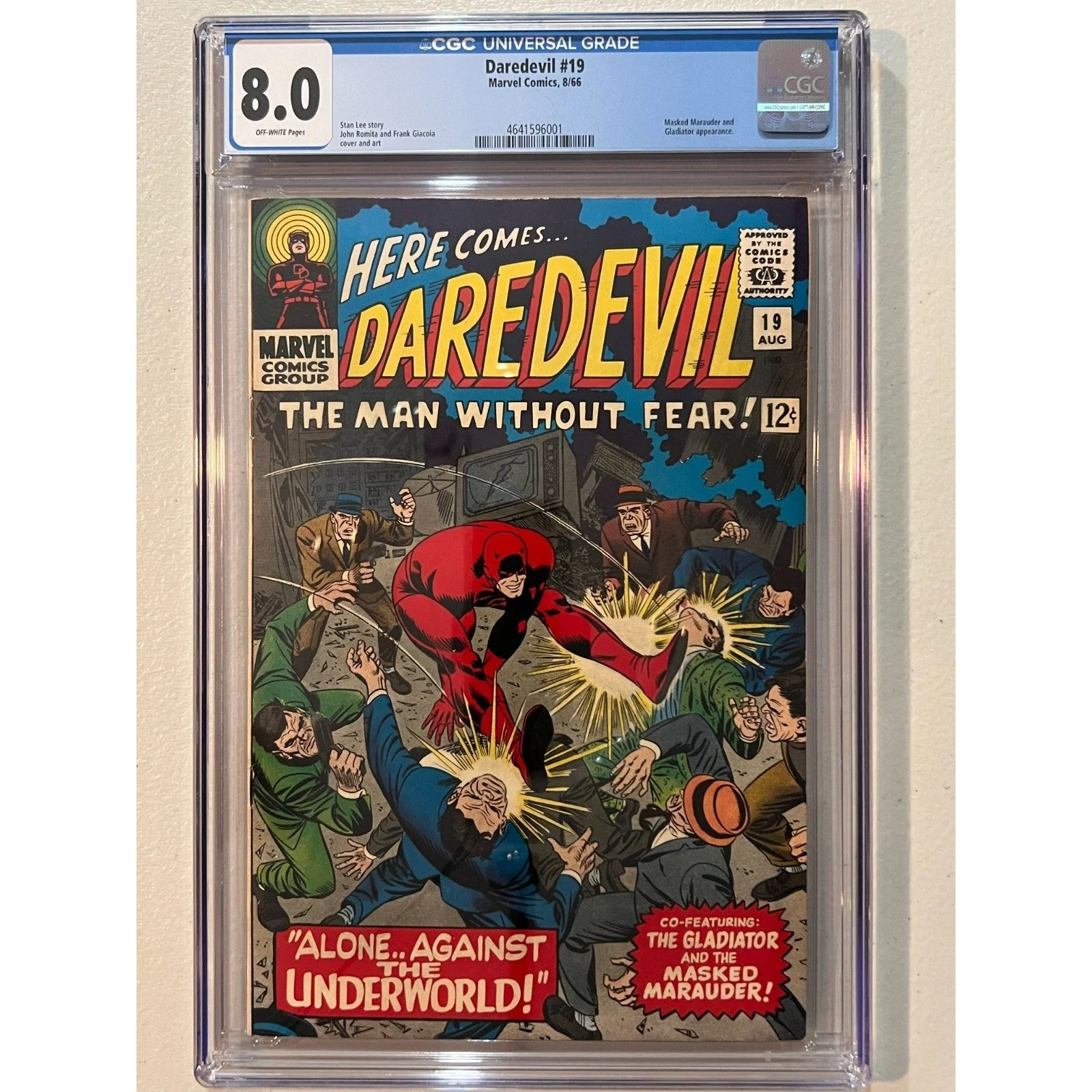 Marvel Comics Daredevil # 19 CGC 8.0 (1966)