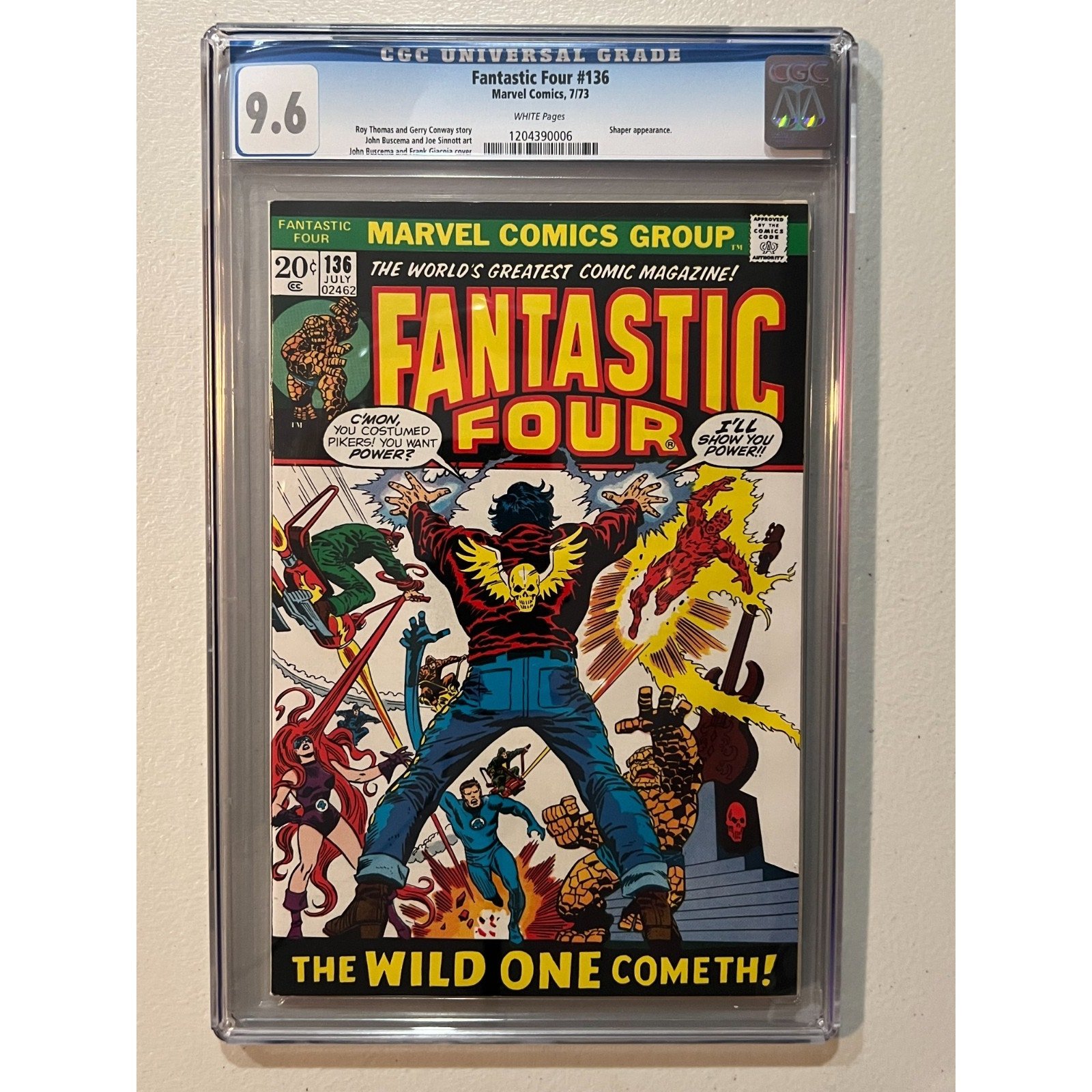 Marvel Comics Fantastic Four #136 CGC 9.6 (1973)
