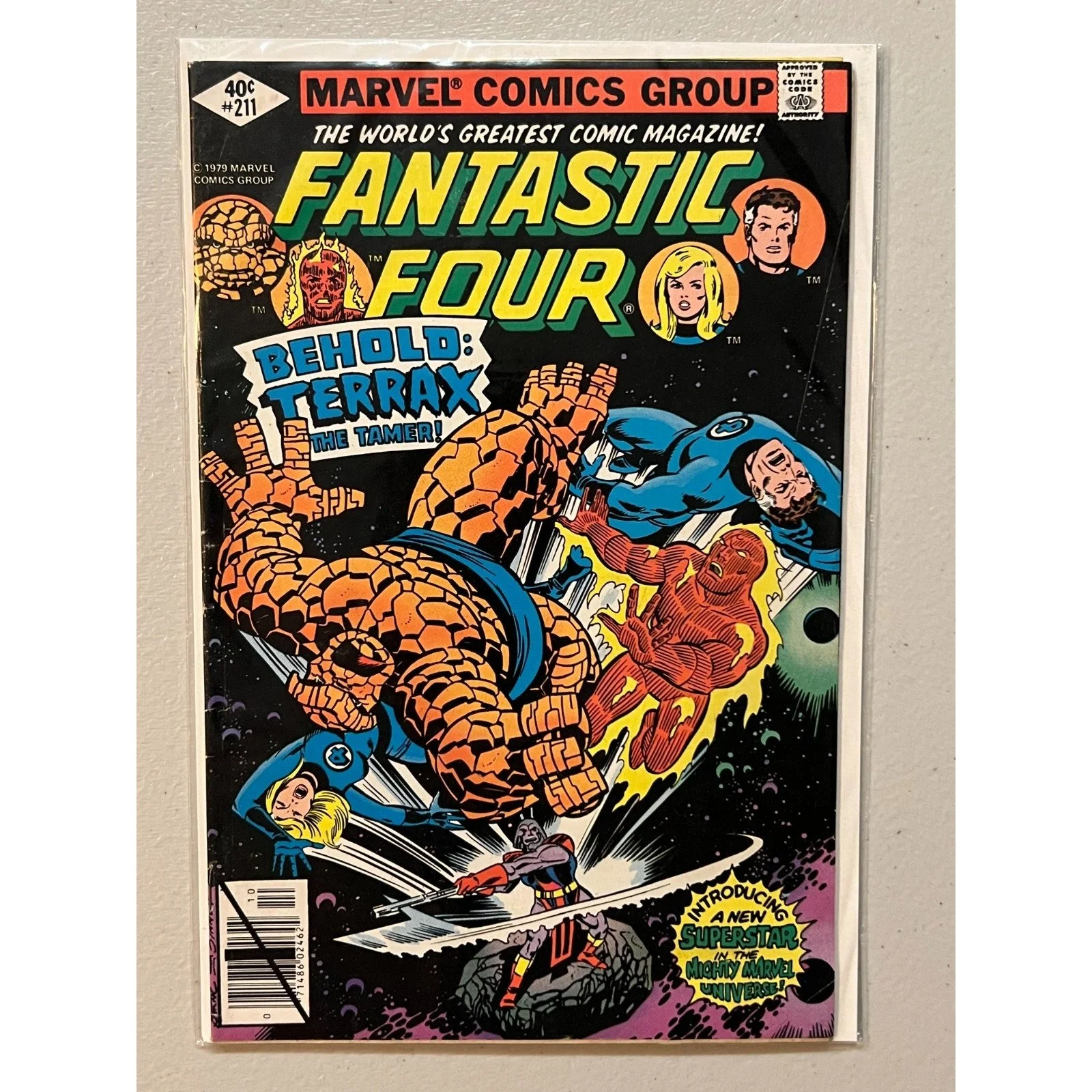 Marvel Comics Fantastic Four #211 (1979) 1st Terrax! Mid-High Grade!