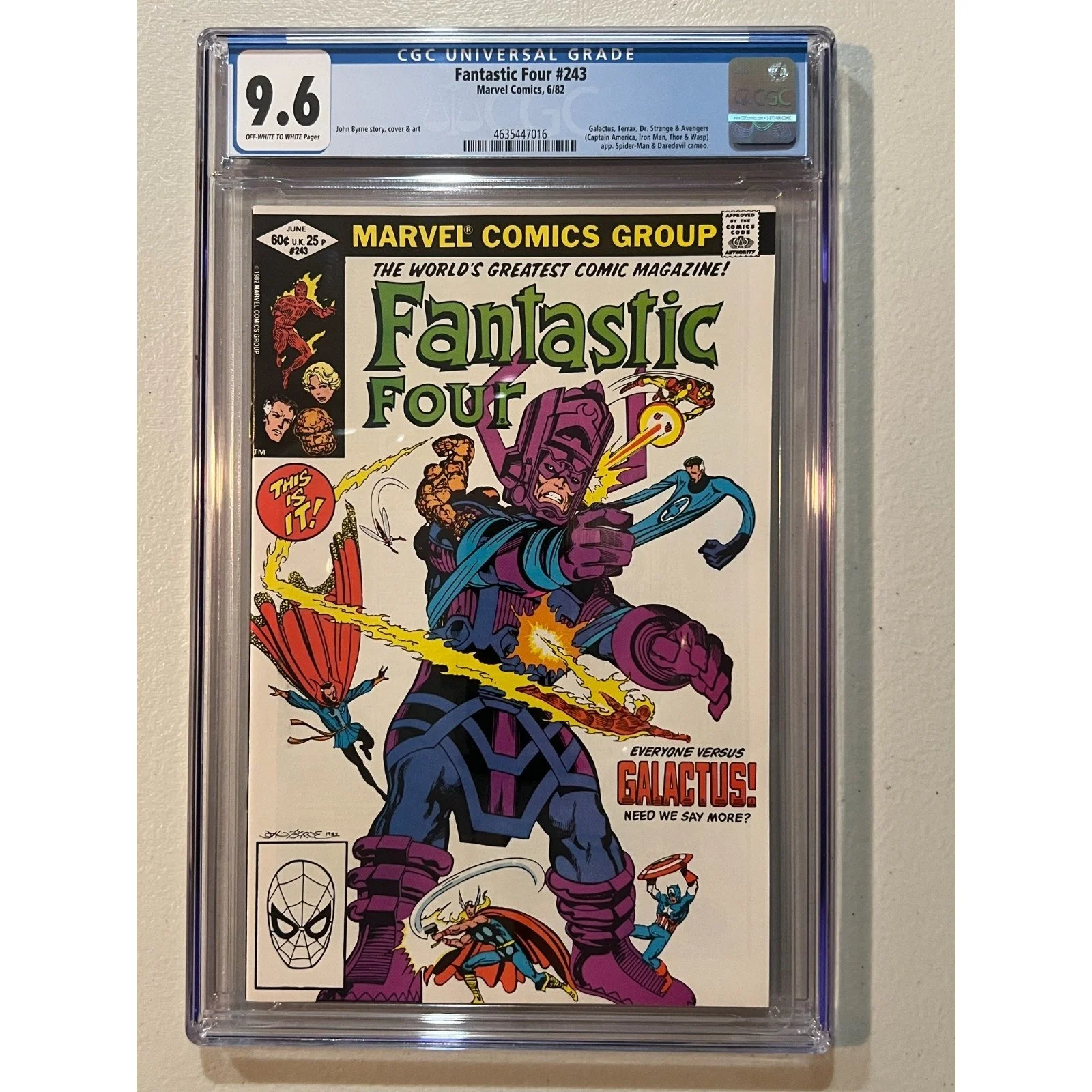 Marvel Comics Fantastic Four #243 CGC 9.6 (1982)