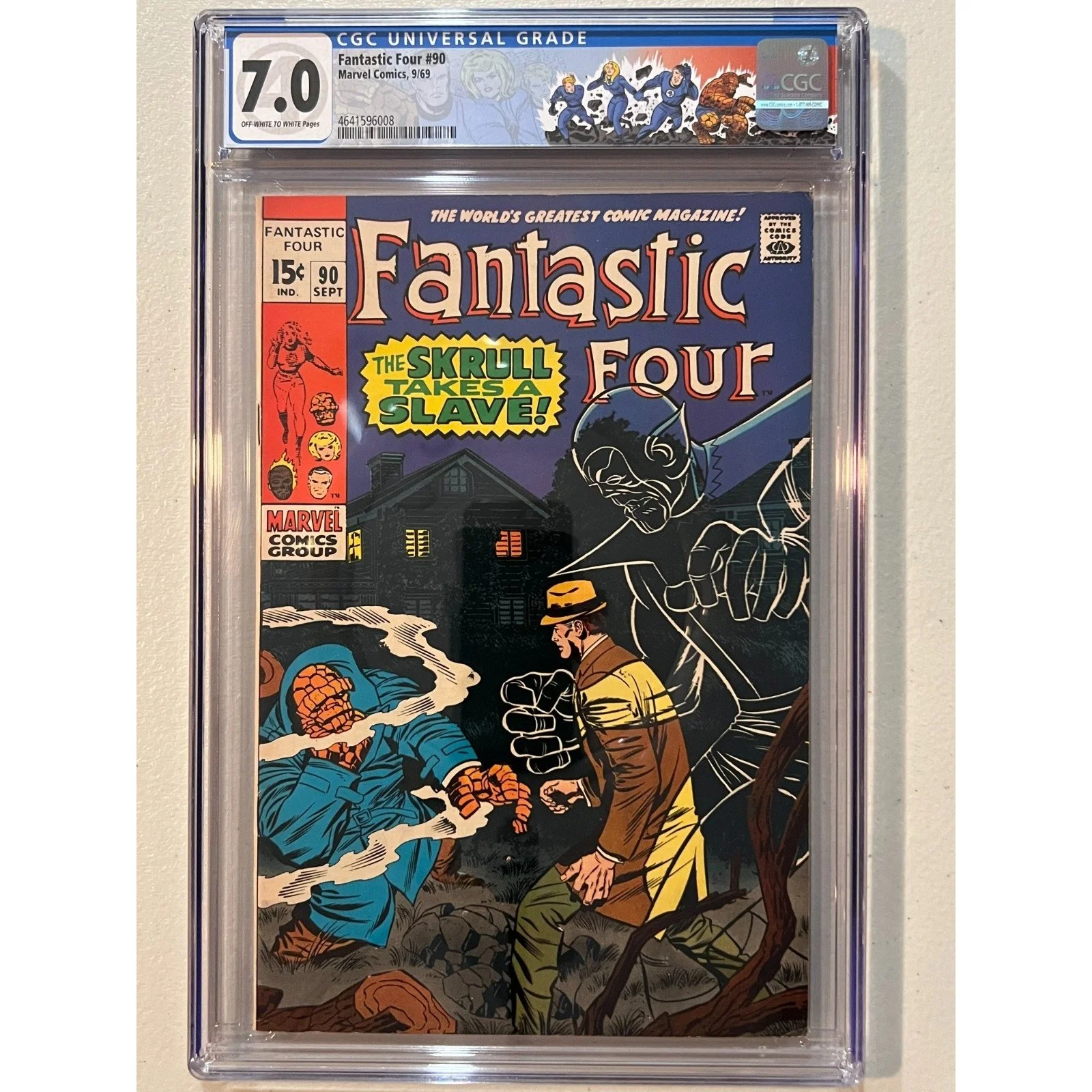 Marvel Comics Fantastic Four #90 CGC 7.0 (1969) Custom Label!