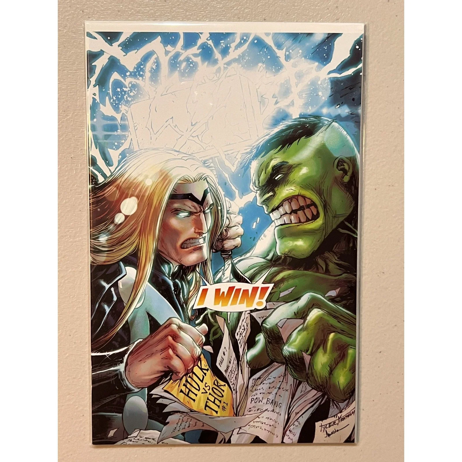 Marvel Comics Hulk vs. Thor: Banner of War Alpha #1 (2022) Kirkham Virgin!