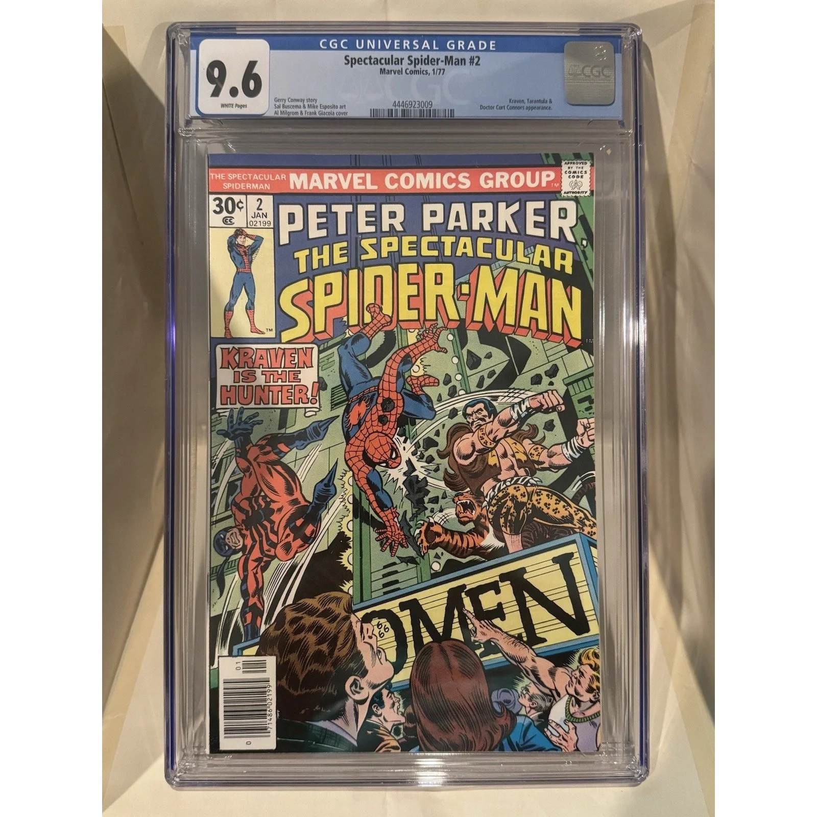 Marvel Comics Peter Parker, The Spectacular Spider-Man #2 CGC 9.6 (1977)