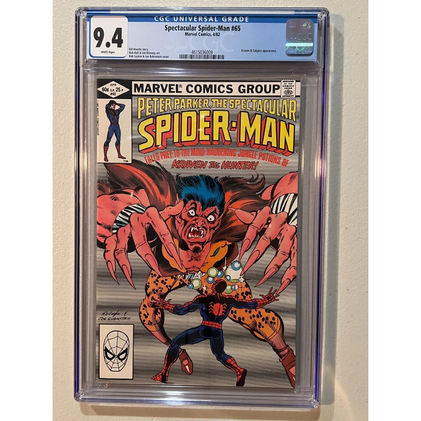 Marvel Comics Spectacular Spider-Man #65 CGC 9.6 (1982)