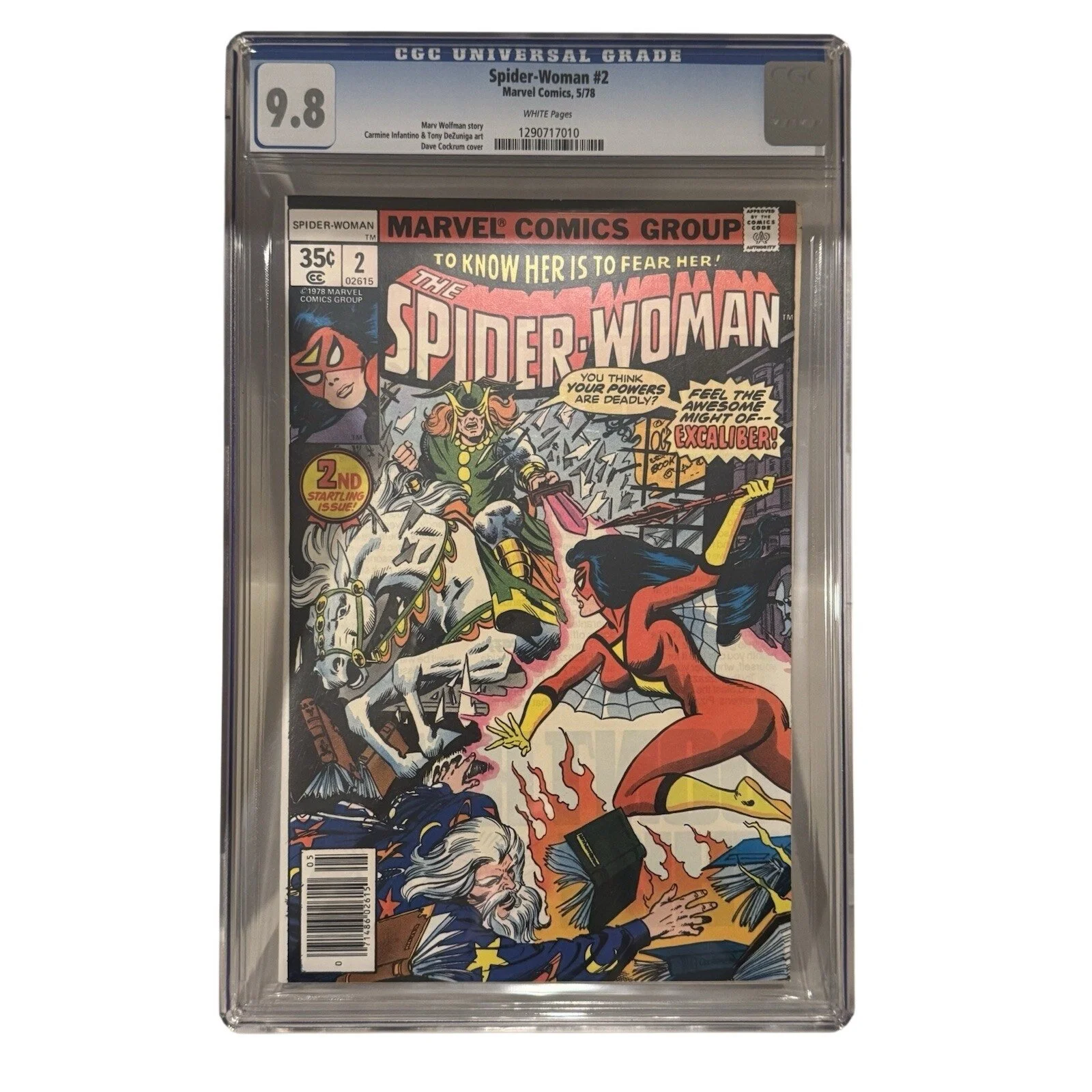 Marvel Comics Spider-Woman #2 CGC 9.8 (1978)
