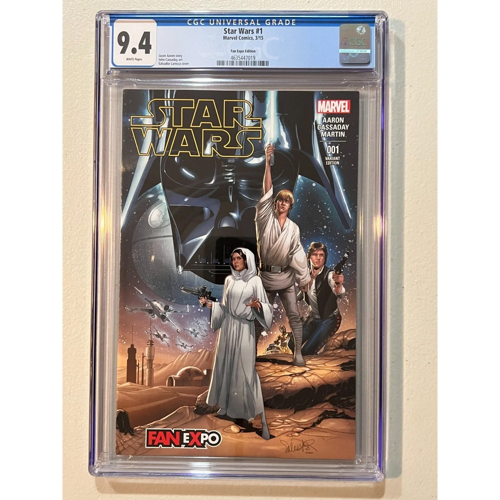 Marvel Comics Star Wars #1 CGC 9.4 (2015) Fan Expo Edition