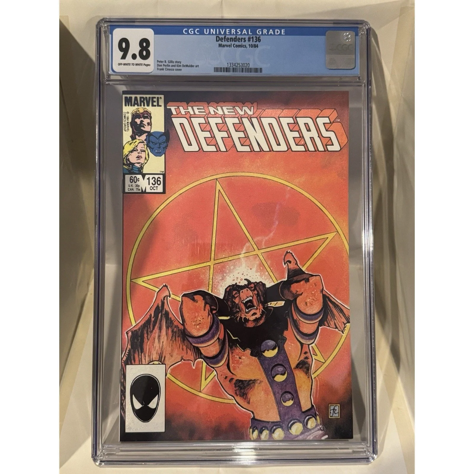 Marvel Comics The New Defenders #136 CGC 9.8 (1984)