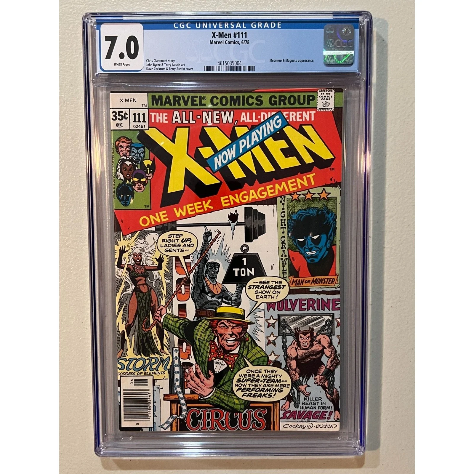 Marvel Comics The X-Men #111 CGC 7.5 (1978)