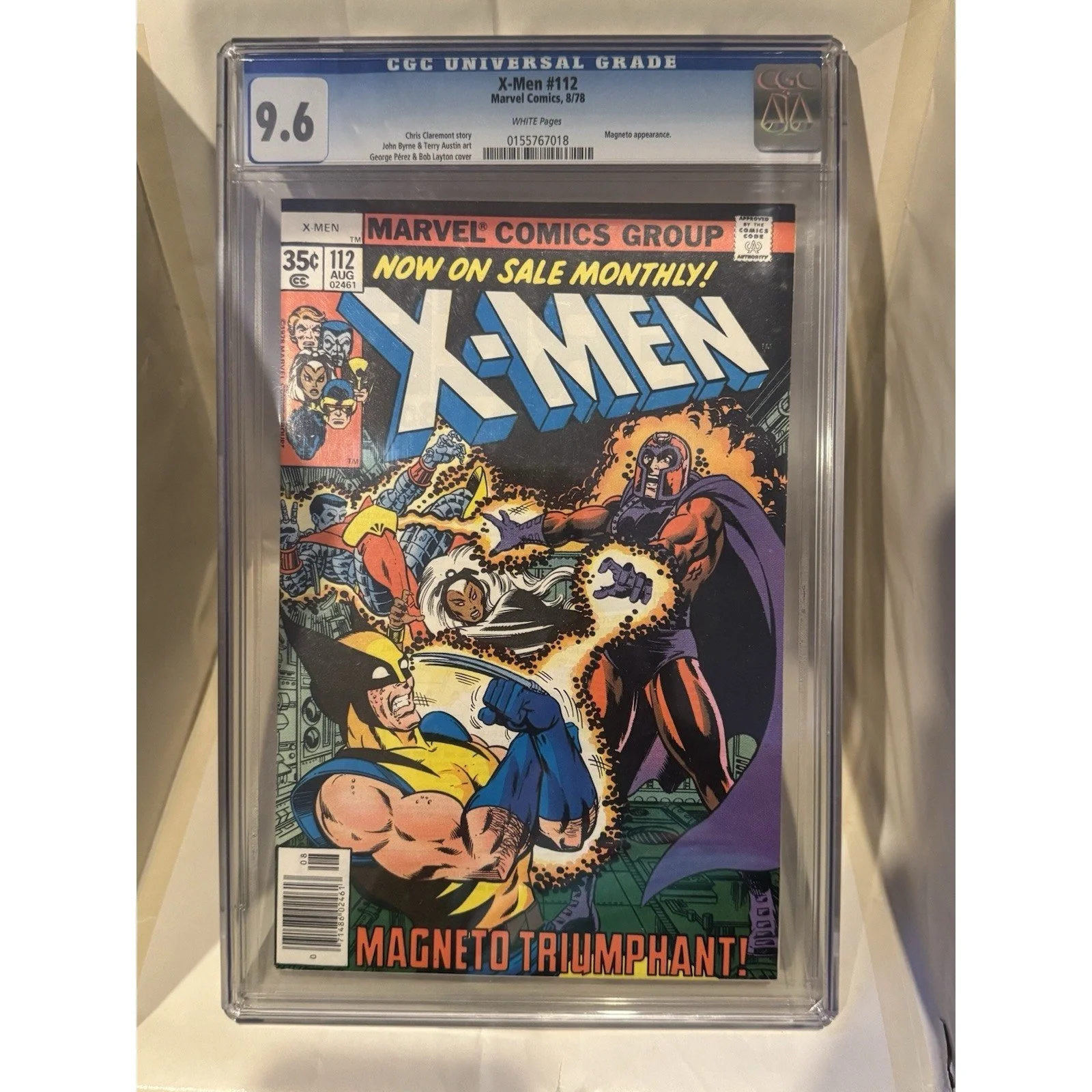 Marvel Comics Uncanny X-Men #112 CGC 9.6 (1978) Magneto Appearance!