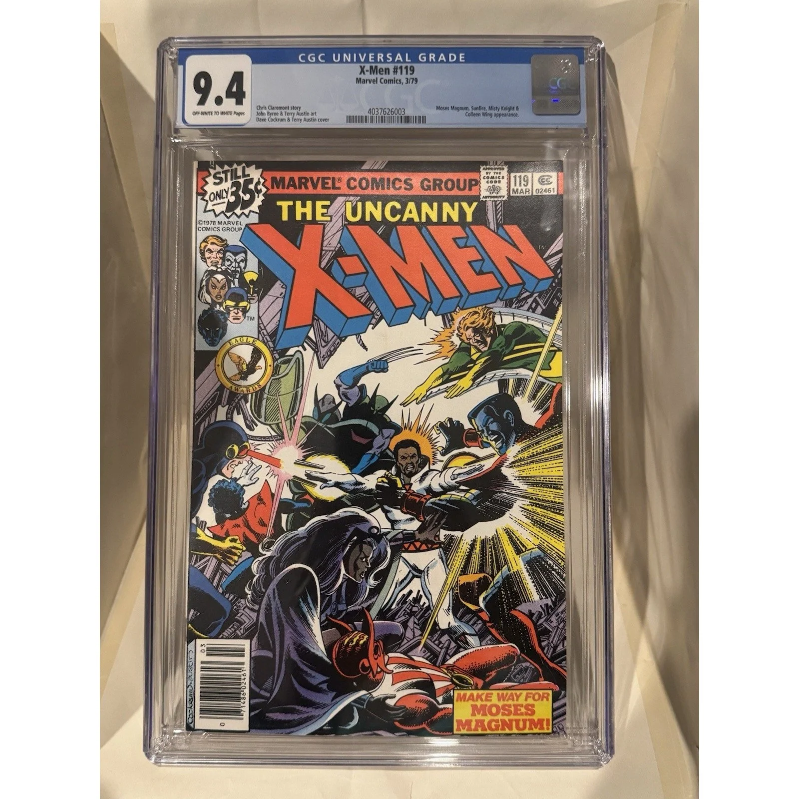 Marvel Comics Uncanny X-Men #119 CGC 9.4 (1979)