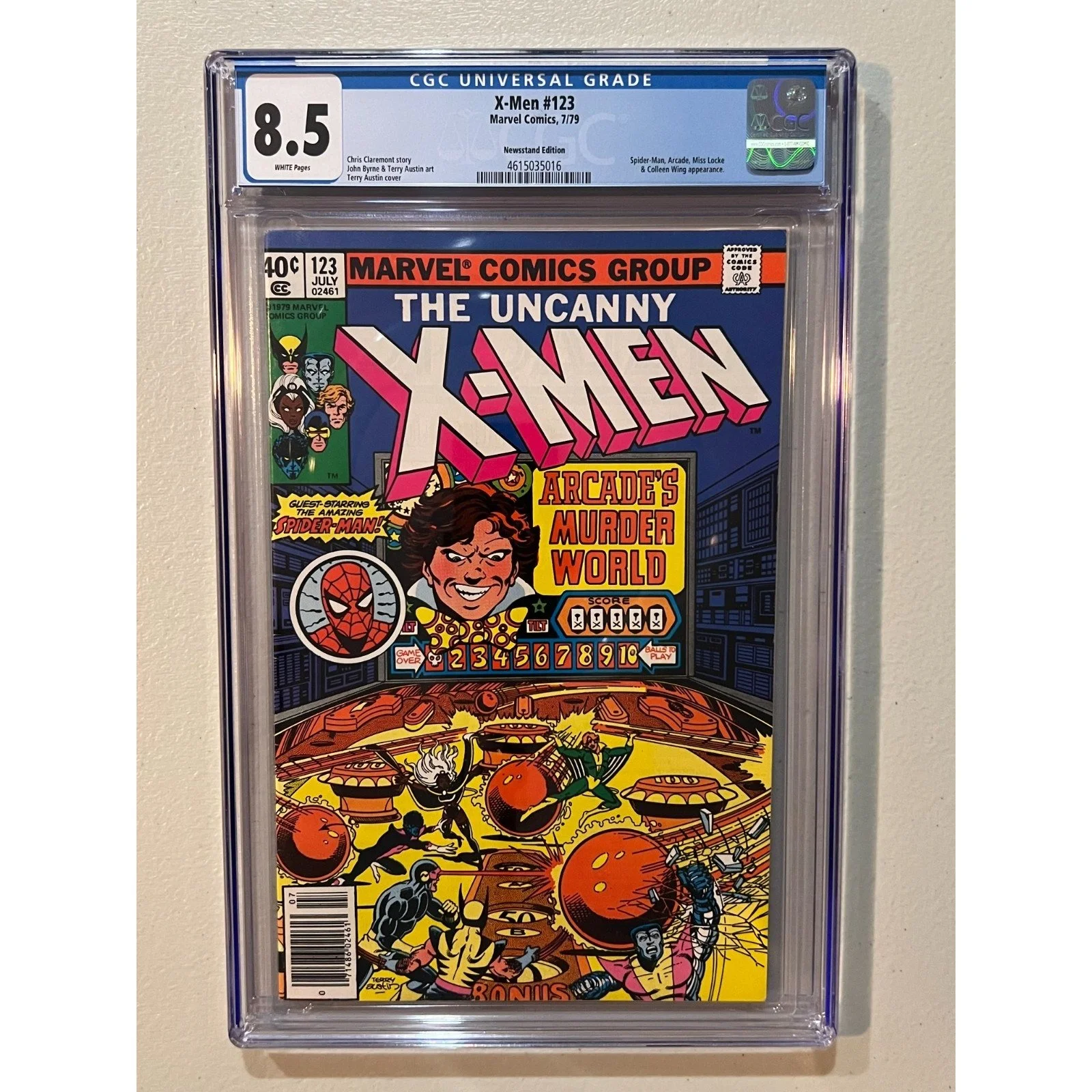 Marvel Comics Uncanny X-Men #123 CGC 9.0 (1979) Newstand!
