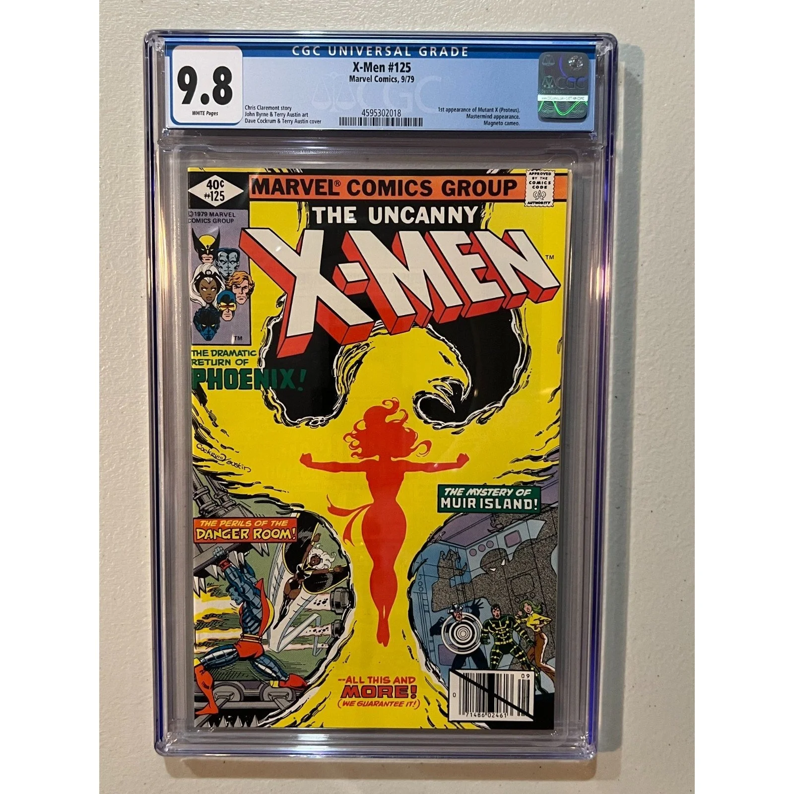 Marvel Comics Uncanny X-Men #125 CGC 9.8 (1979) 1st App Mutant X (Proteus)