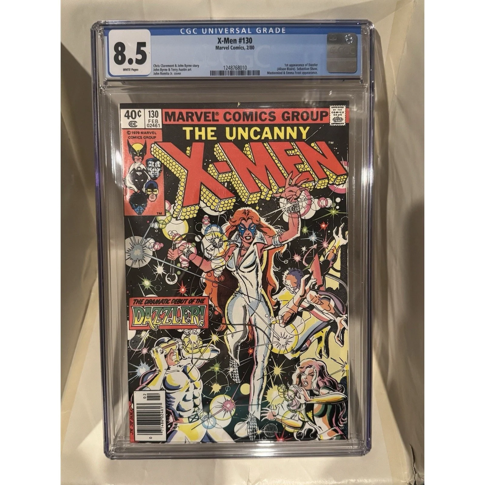 Marvel Comics Uncanny X-Men #130 CGC 8.5 (1980) 1st Appearance of Dazzler!