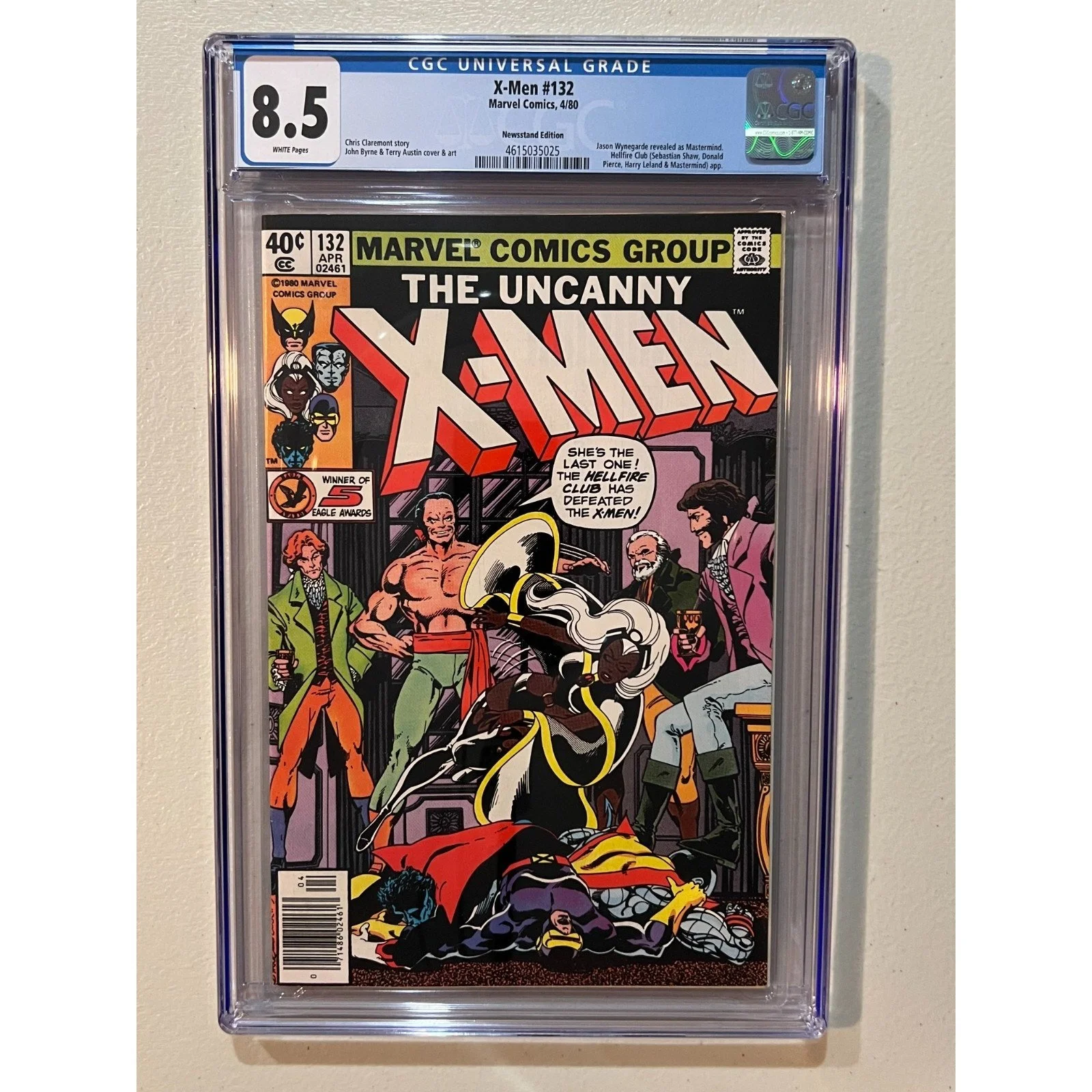 Marvel Comics Uncanny X-Men #132 CGC 8.5 (1980) Newstand!!