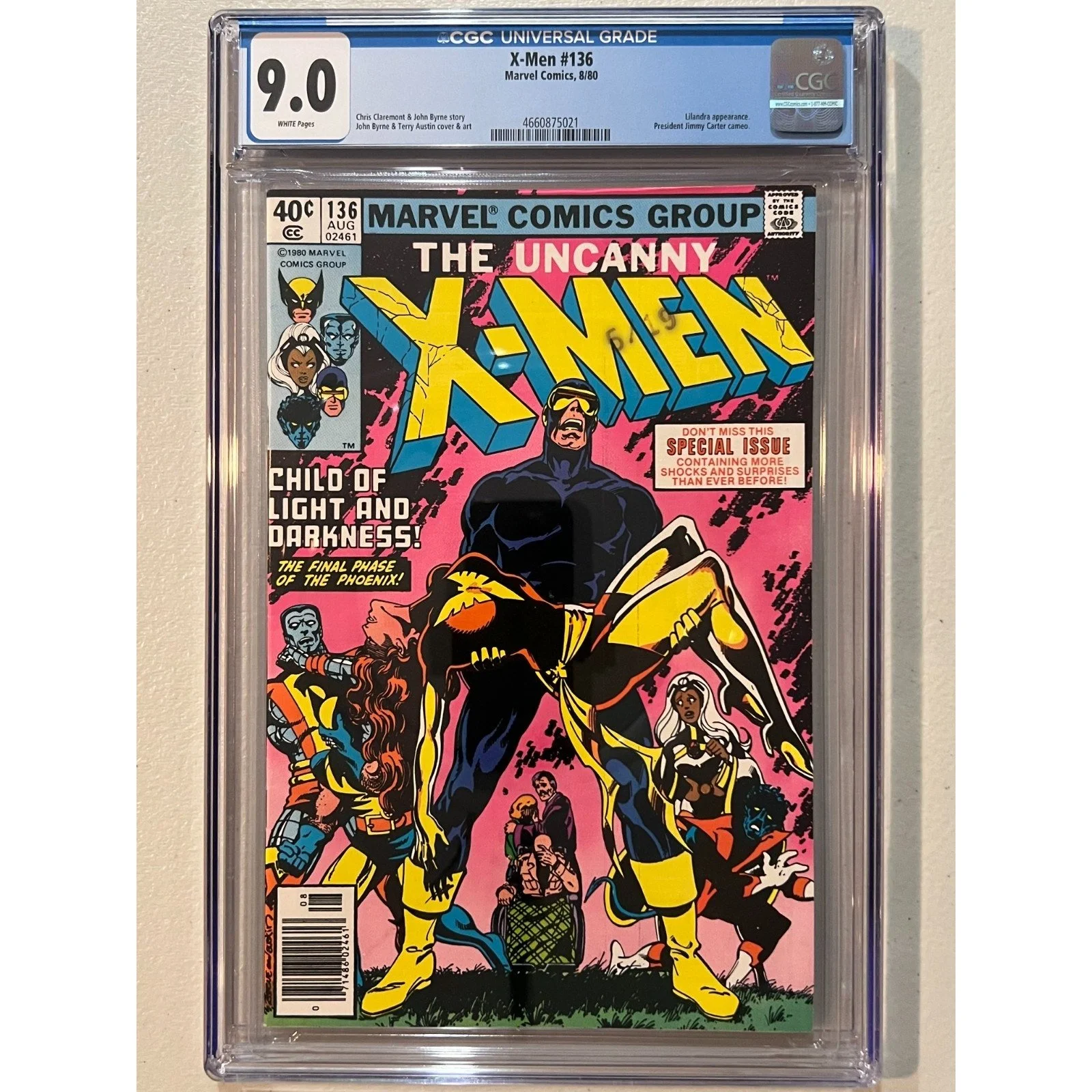 Marvel Comics Uncanny X-Men #136 CGC 9.0 (1980)
