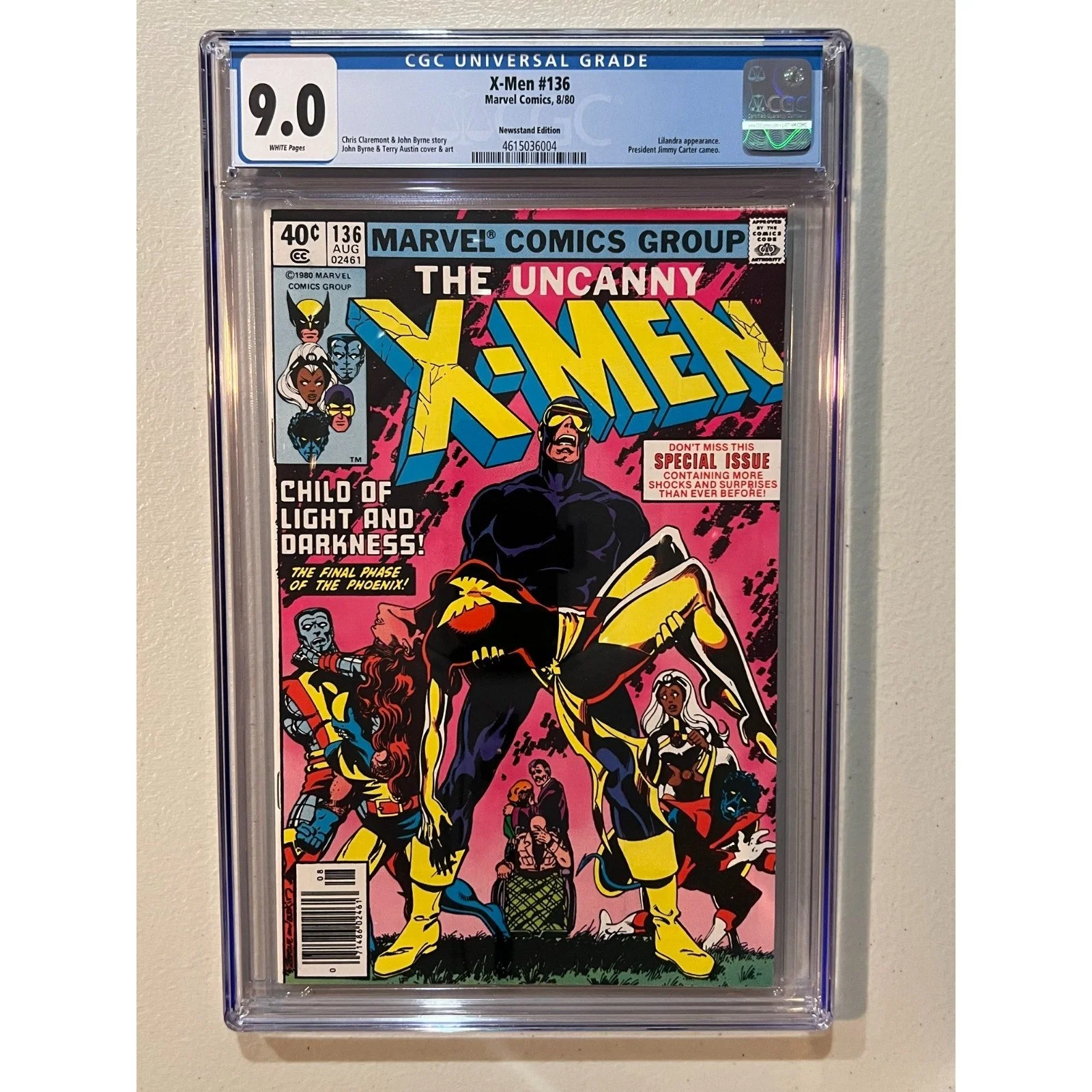 Marvel Comics Uncanny X-Men #136 CGC 9.0 (1980) Newsstand!!