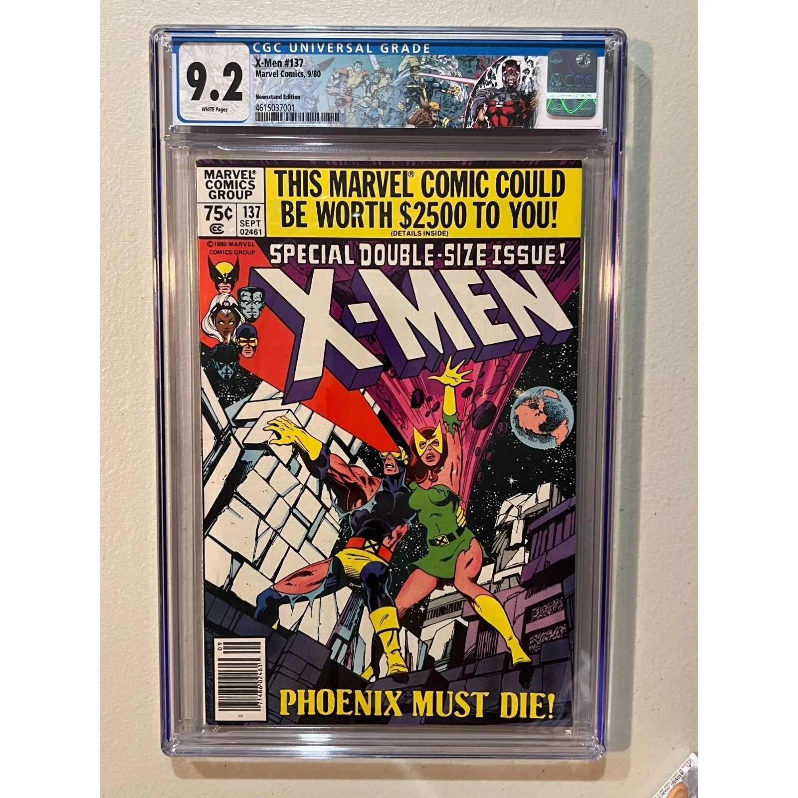 Marvel Comics Uncanny X-Men #137 CGC 9.2 (1980) Newsstand!!