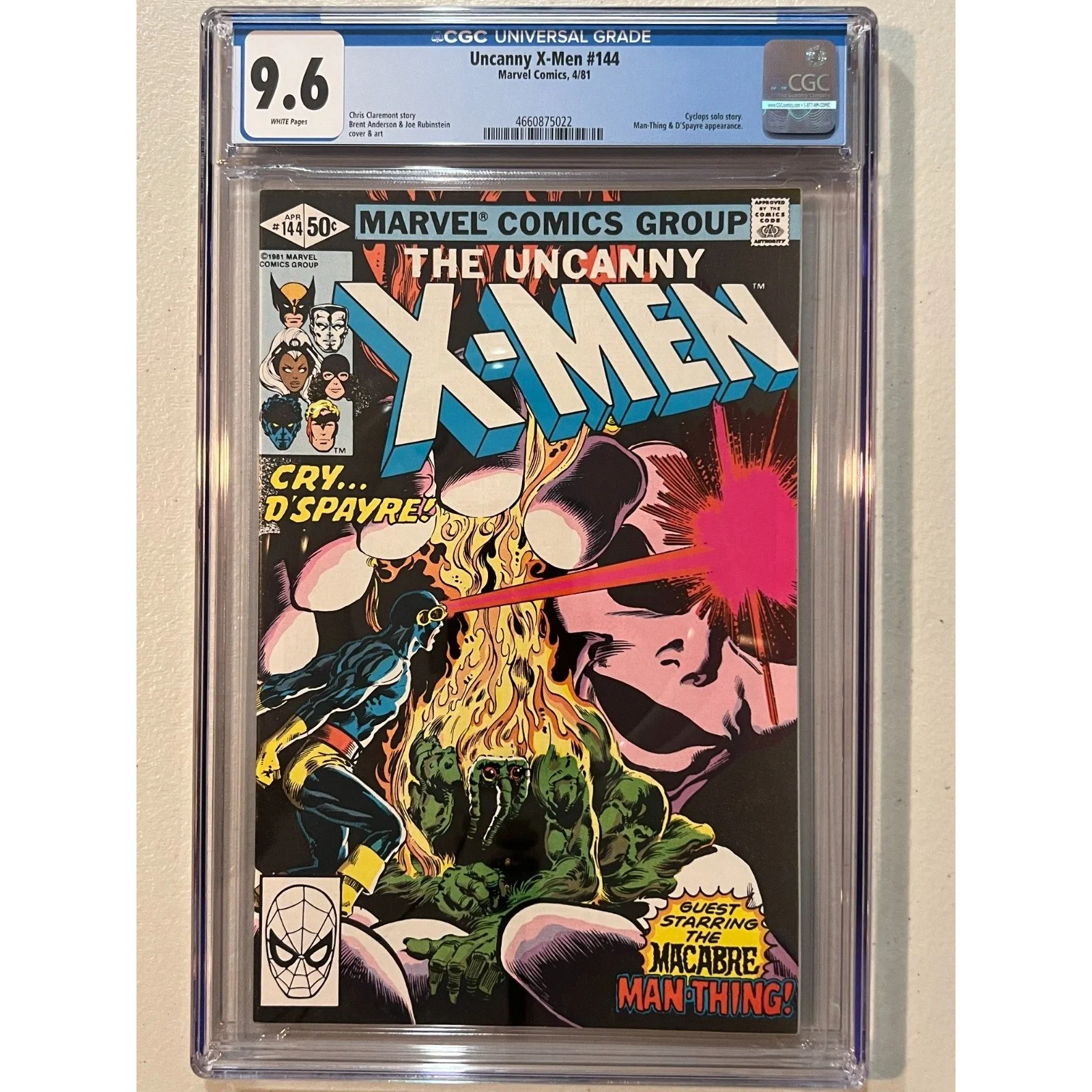 Marvel Comics Uncanny X-Men #144 CGC 9.6 (1981)