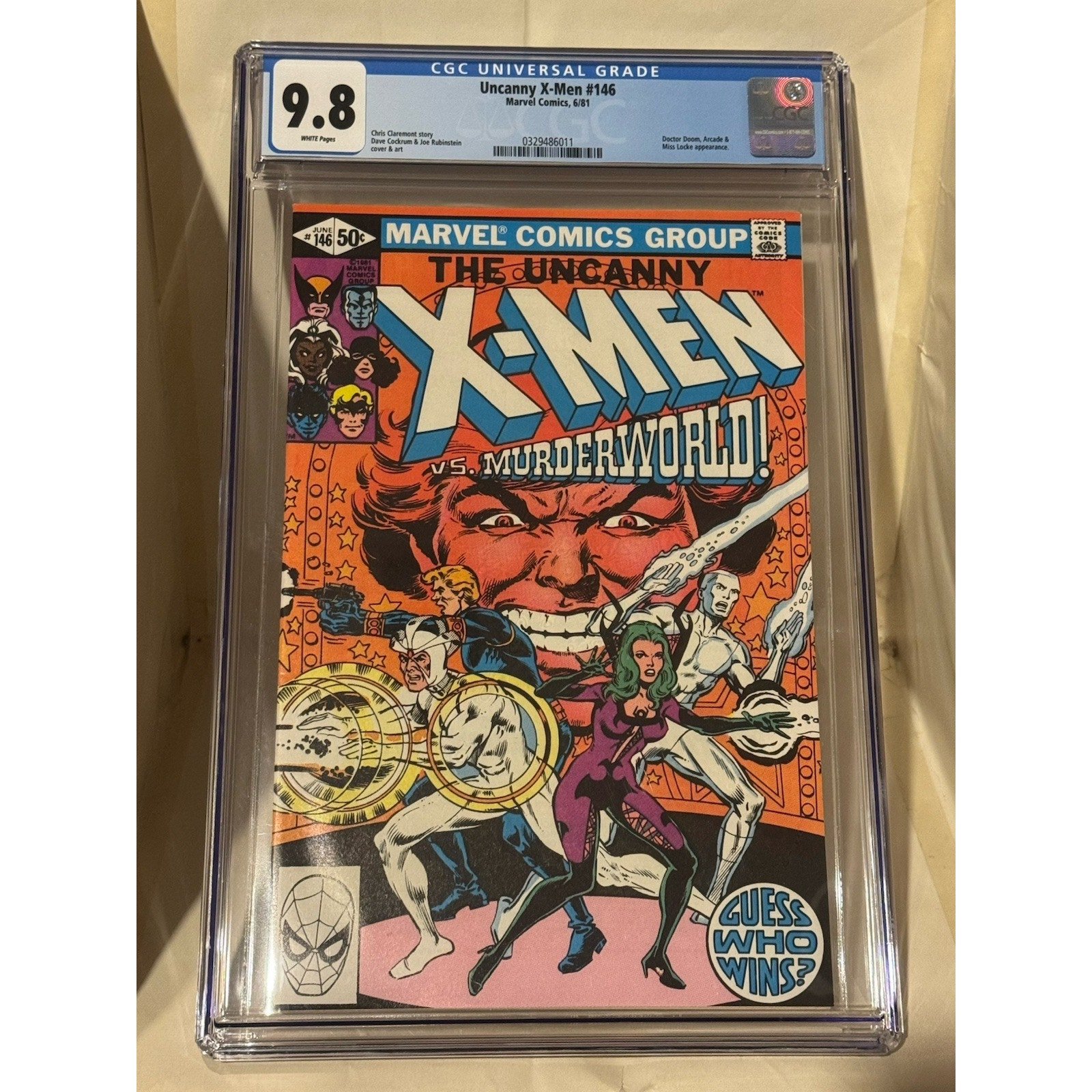 Marvel Comics Uncanny X-Men #146 CGC 9.8 (1981)