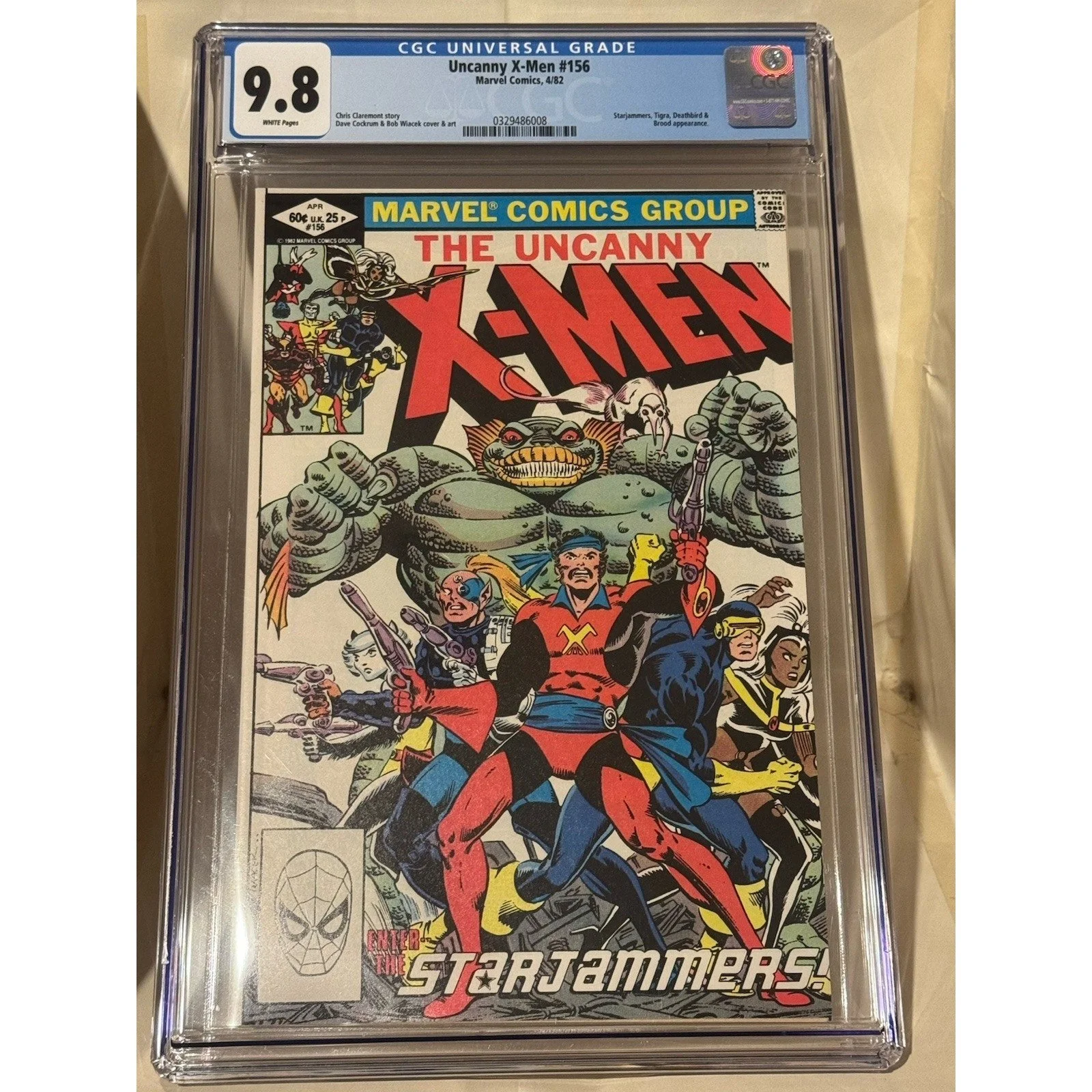 Marvel Comics Uncanny X-Men #156 CGC 9.8 (1982)
