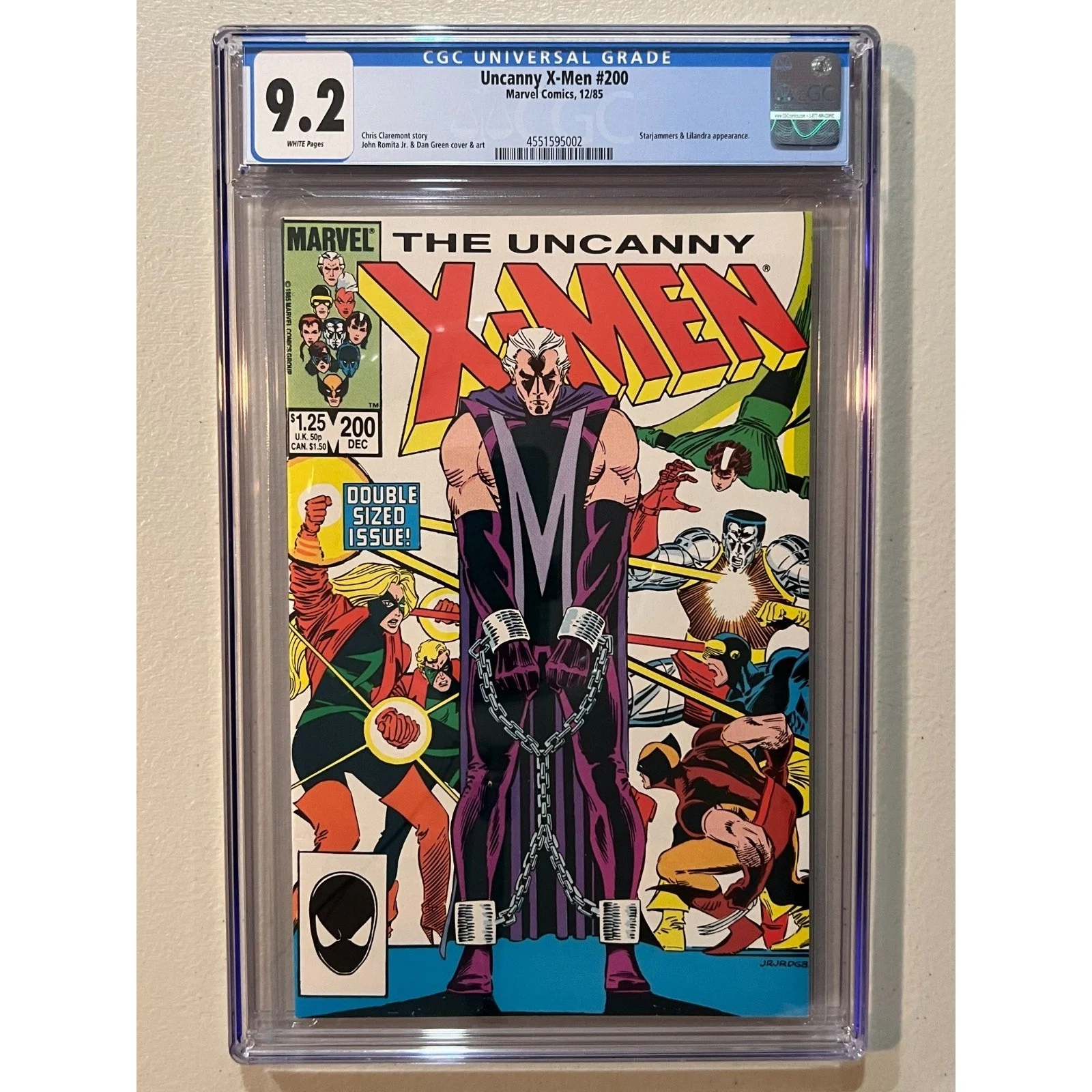 Marvel Comics Uncanny X-Men #200 CGC 9.2 (1985)