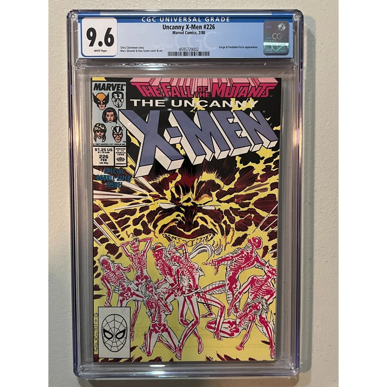 Marvel Comics Uncanny X-Men #226 CGC 9.6 (1988)