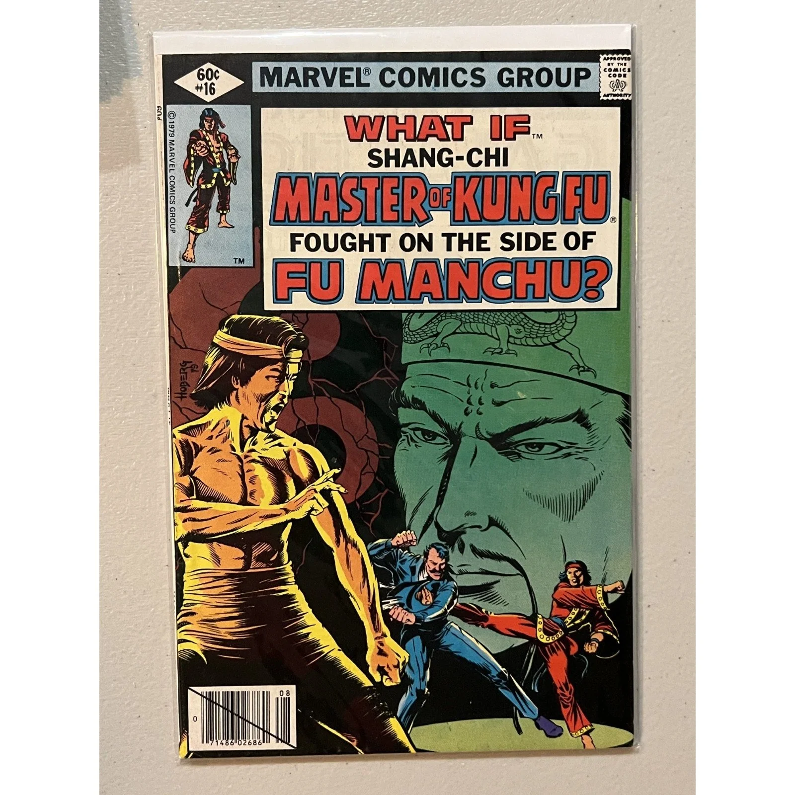 Marvel Comics What If #16 (1979) "Shang-Chi Fought on the Side of Fu Manchu" HG!